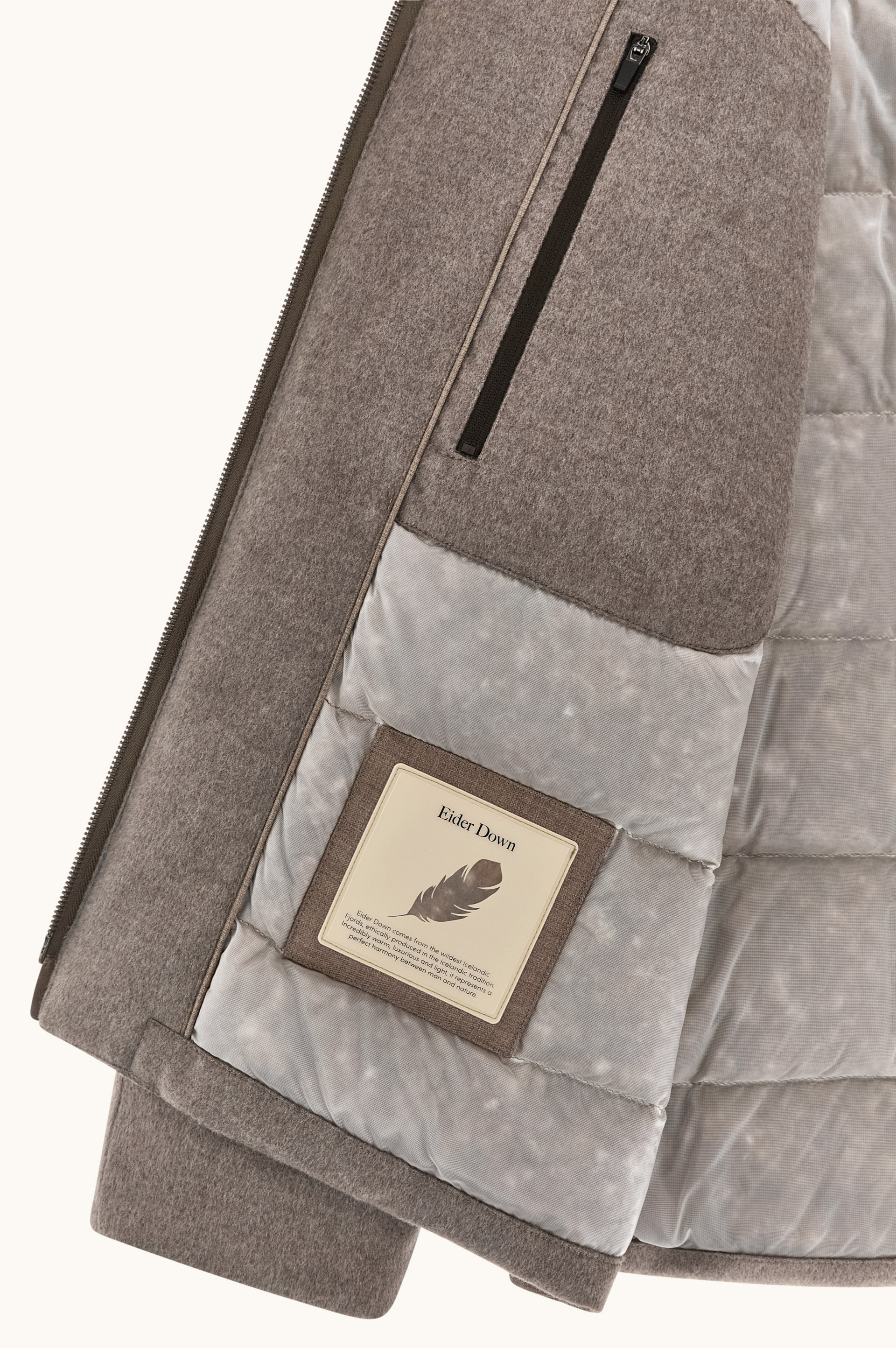 Eider down cashmere Jacket  image number 1