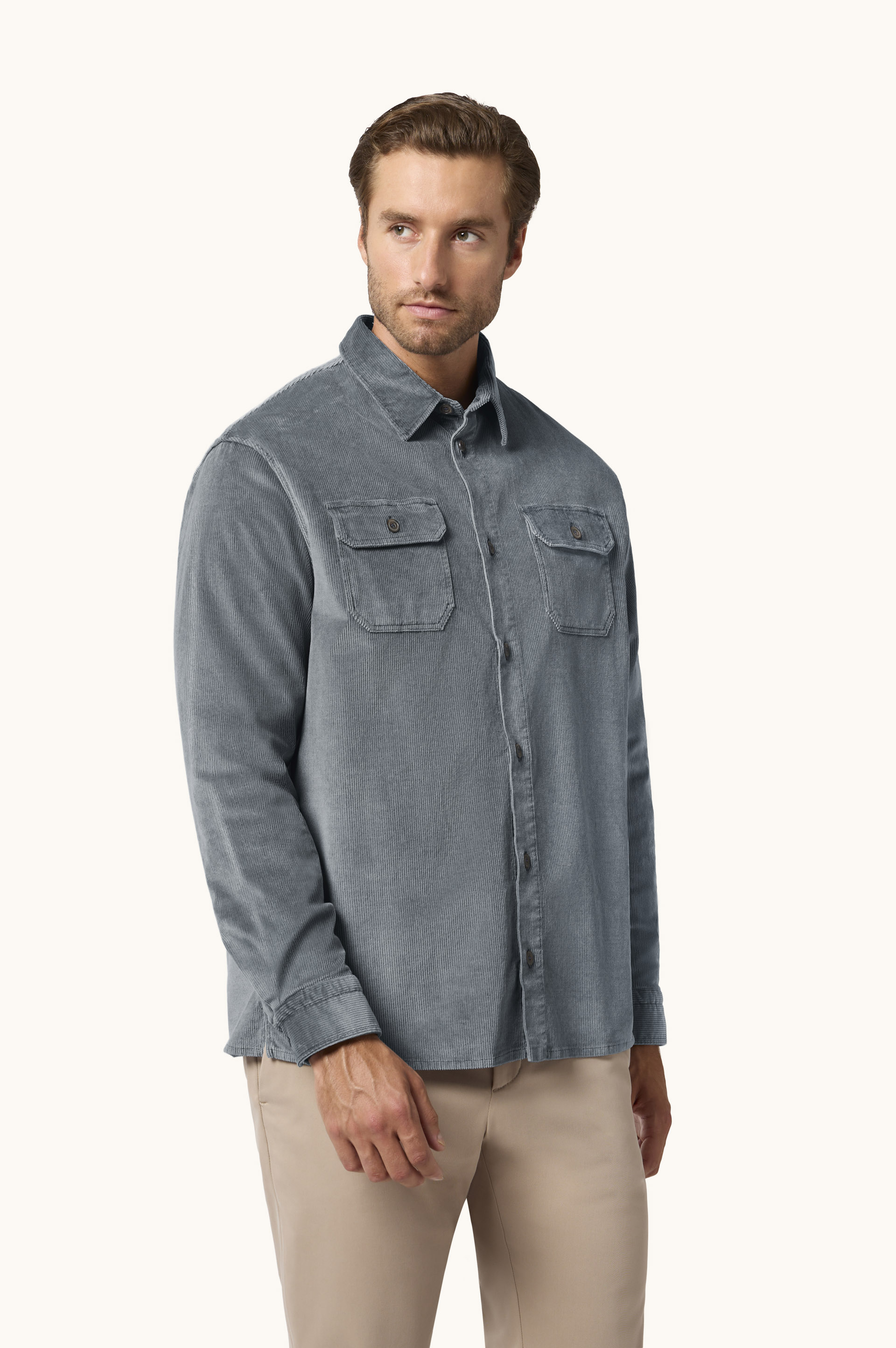 Velvet Overshirt image number 0