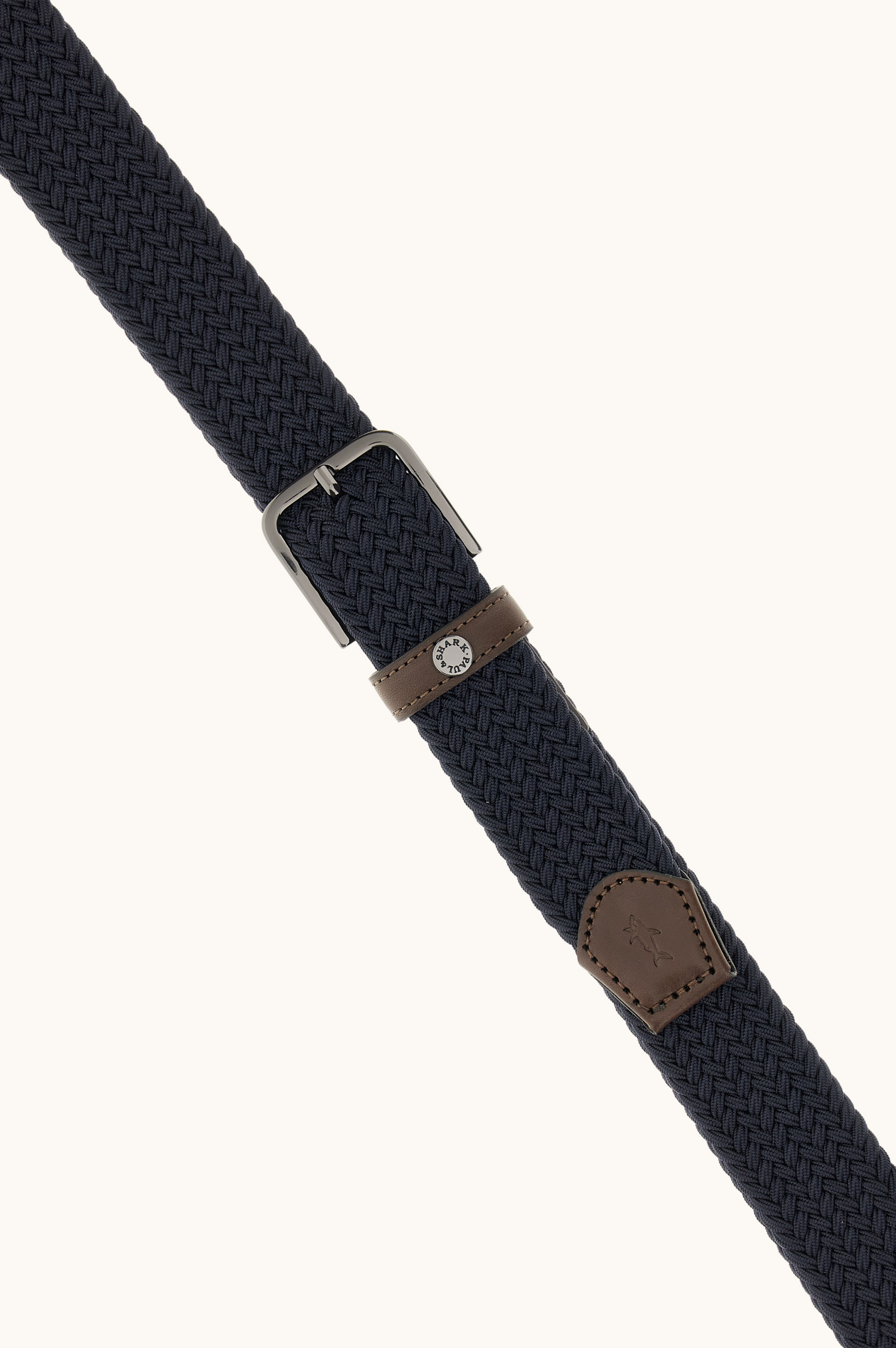 Leather trimmed elastic Belt image number 1