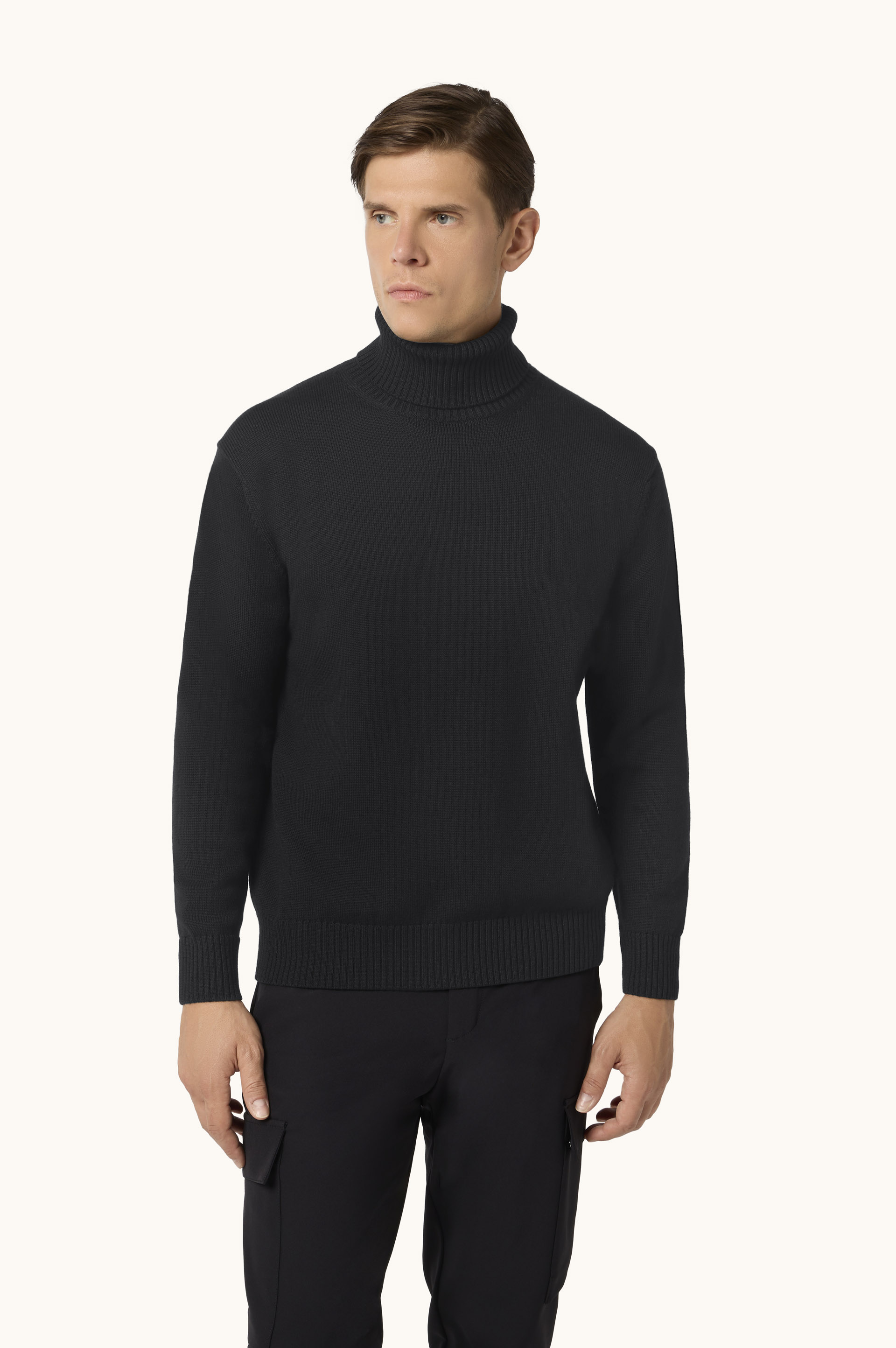 Soft Cool Touch wool turtleneck image number 0