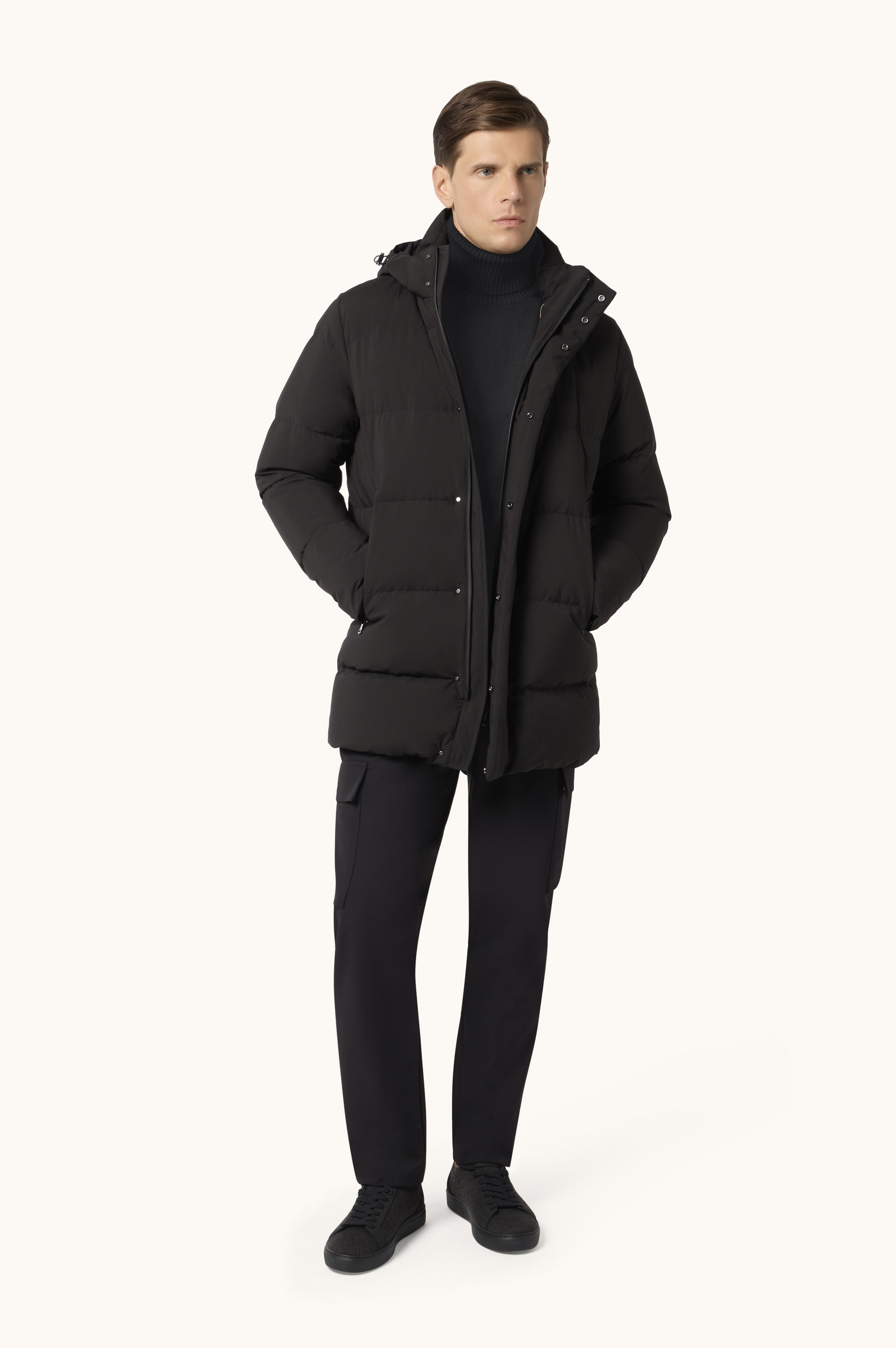 Soft Cool Touch wool turtleneck image number 2