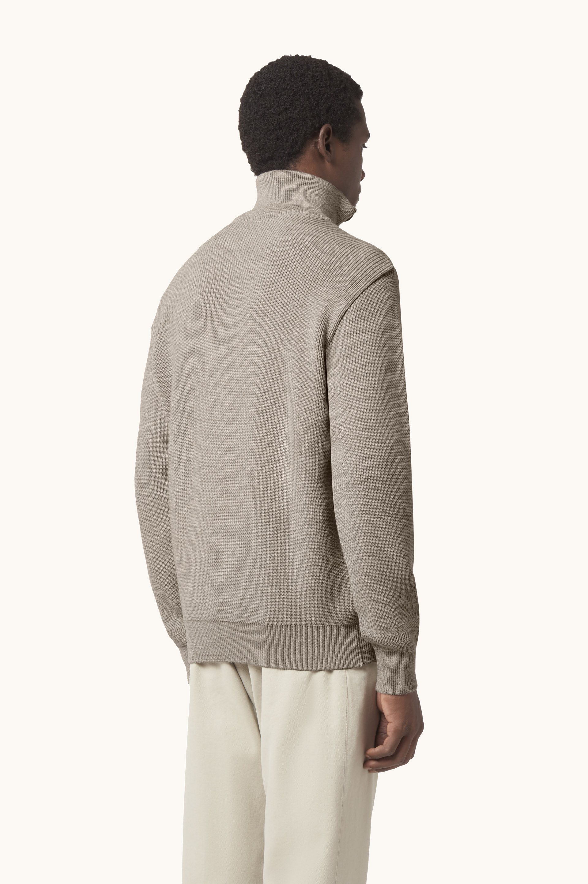 Tech Wool half zip sweater image number 3
