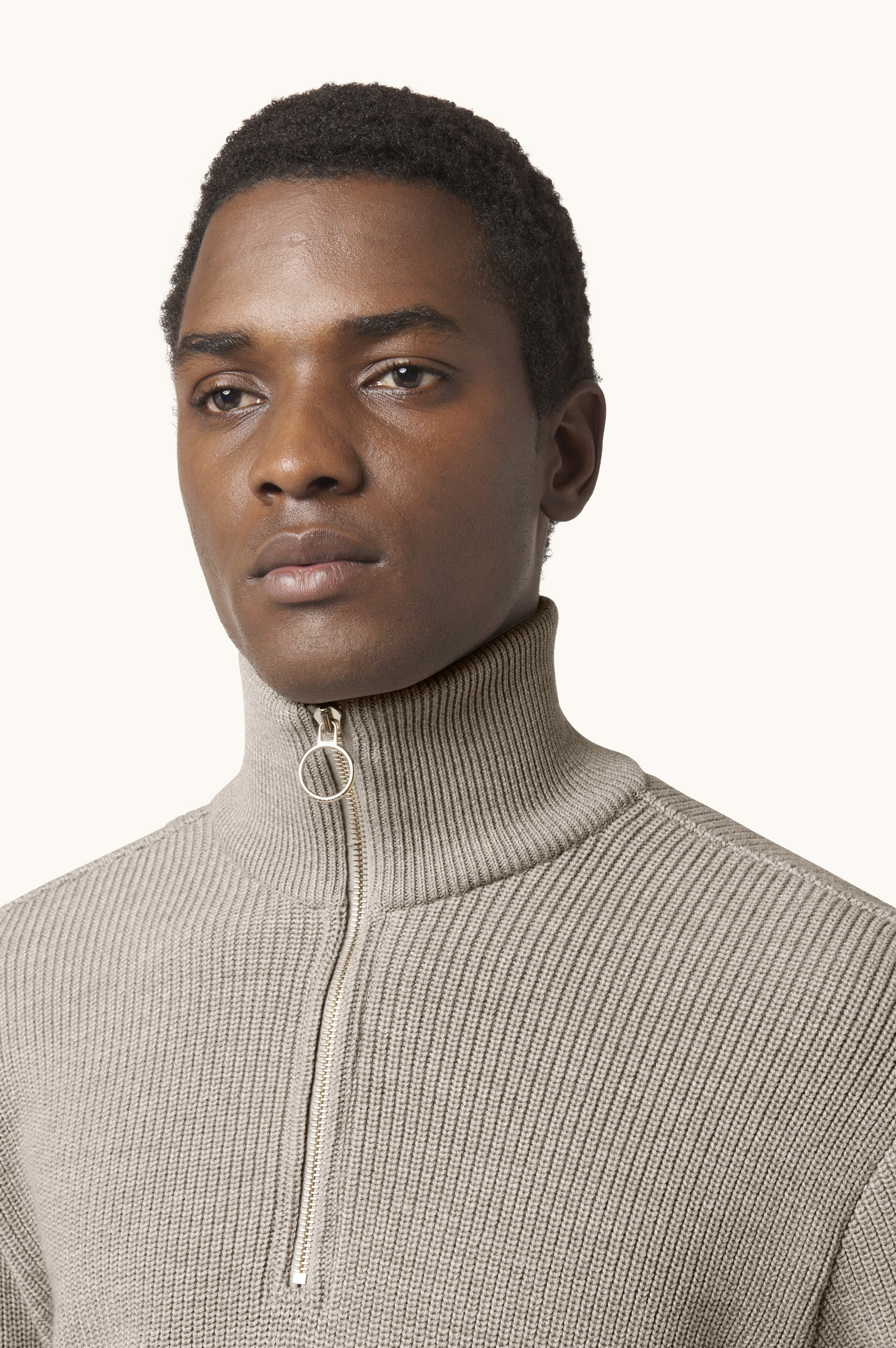 Tech Wool half zip sweater image number 4