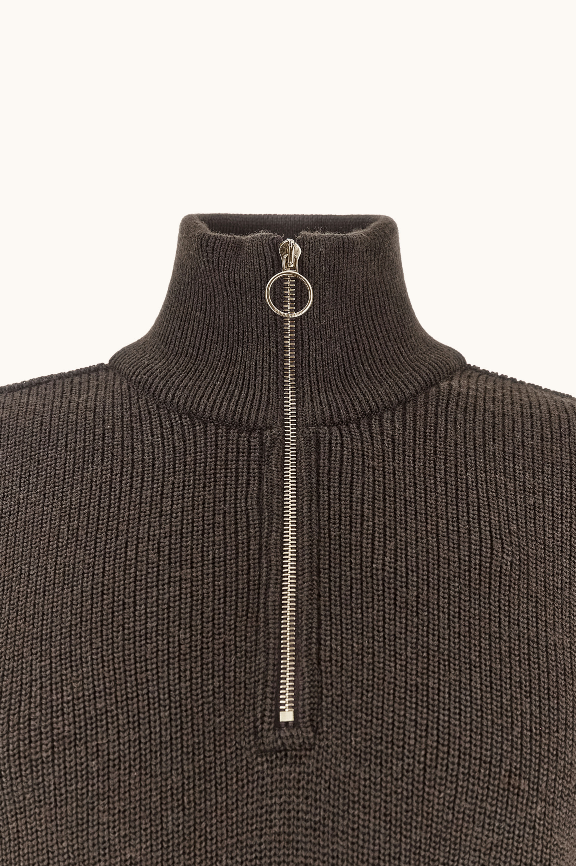Pull &agrave; demi-zip en laine Tech Wool image number 5
