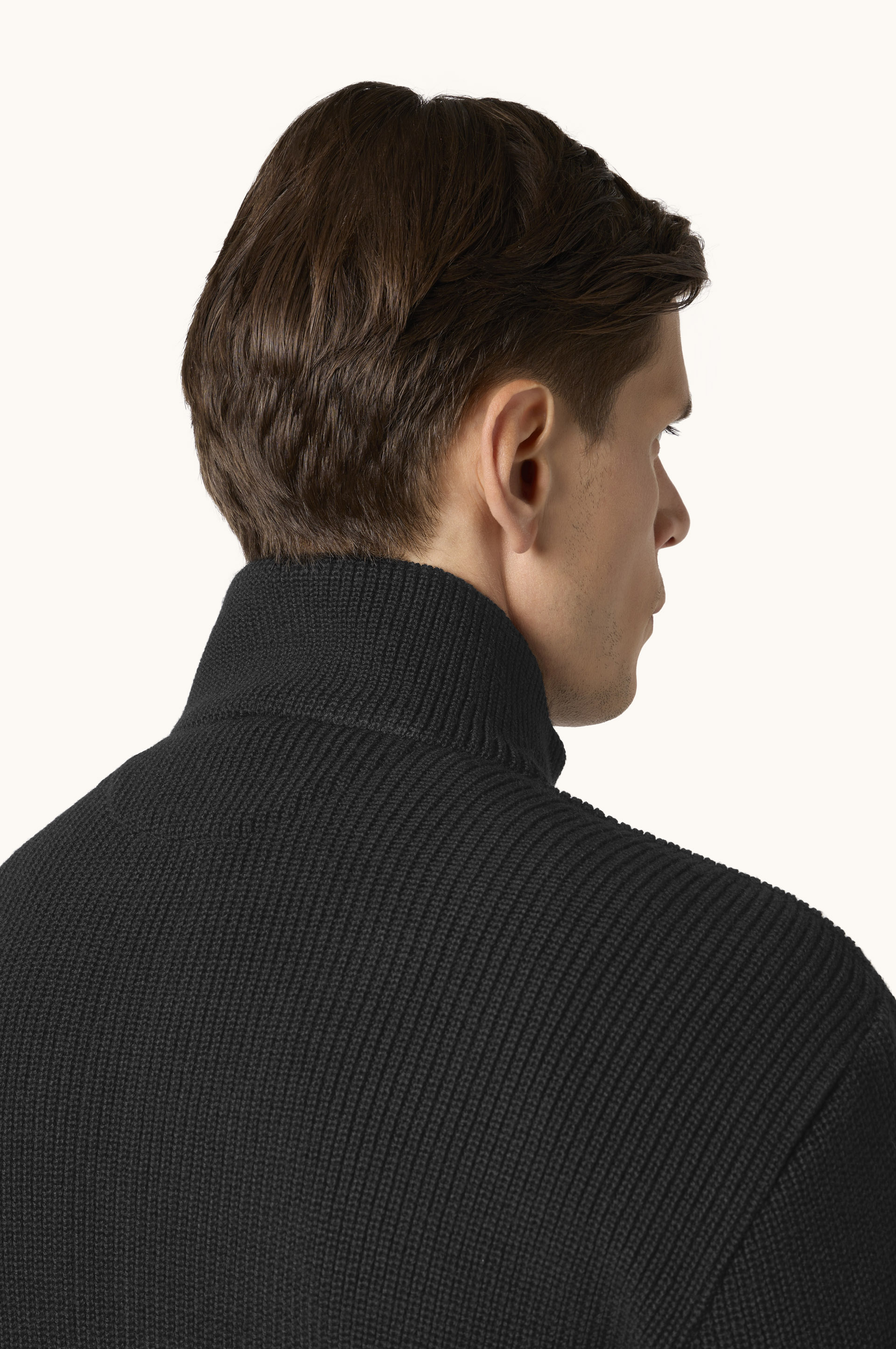 Jersey media cremallera en Tech Wool con detalles Typhoon&reg; image number 5