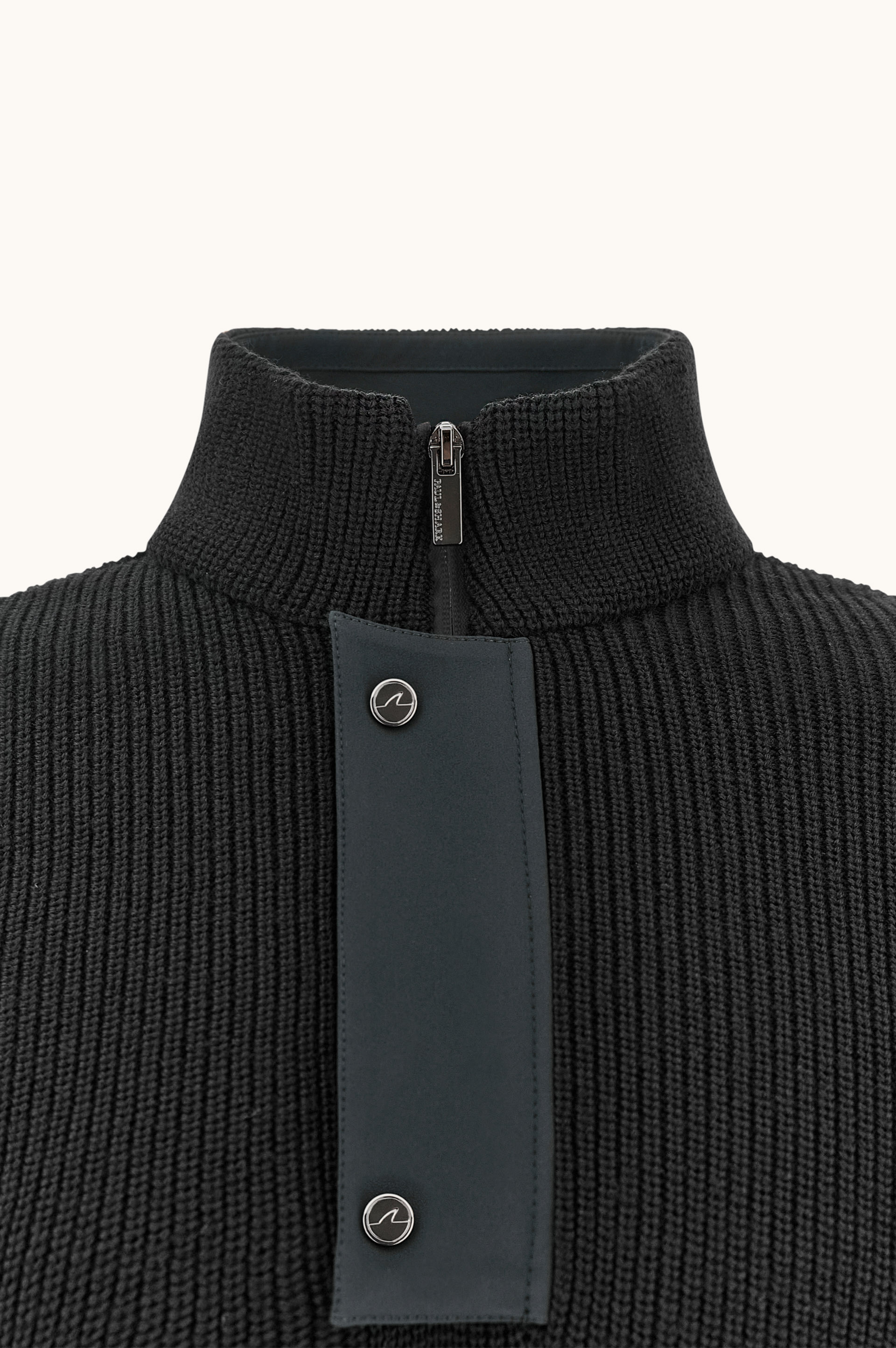 Jersey media cremallera en Tech Wool con detalles Typhoon&reg; image number 6