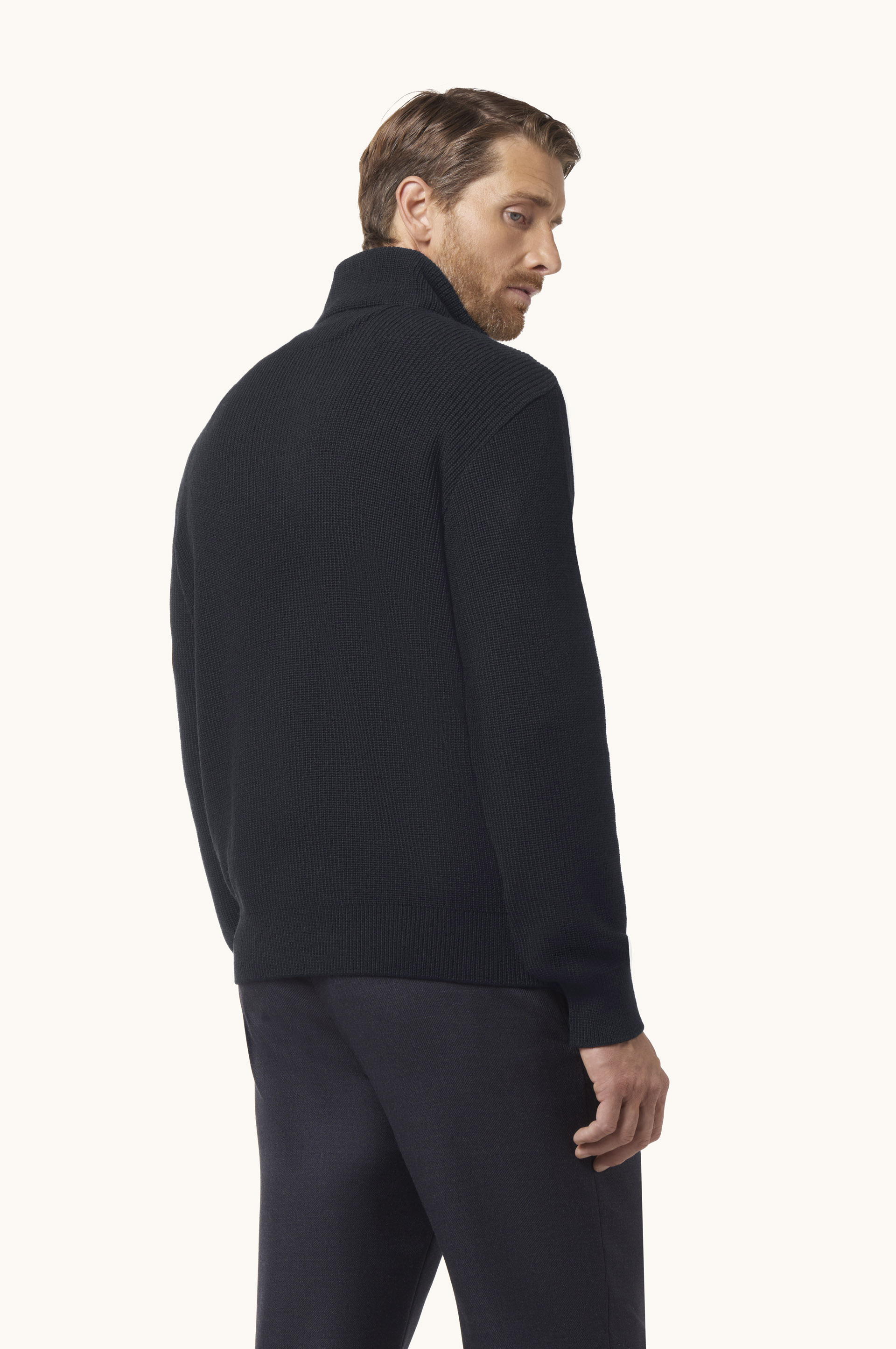 Jersey media cremallera en Tech Wool con detalles Typhoon&reg; image number 3