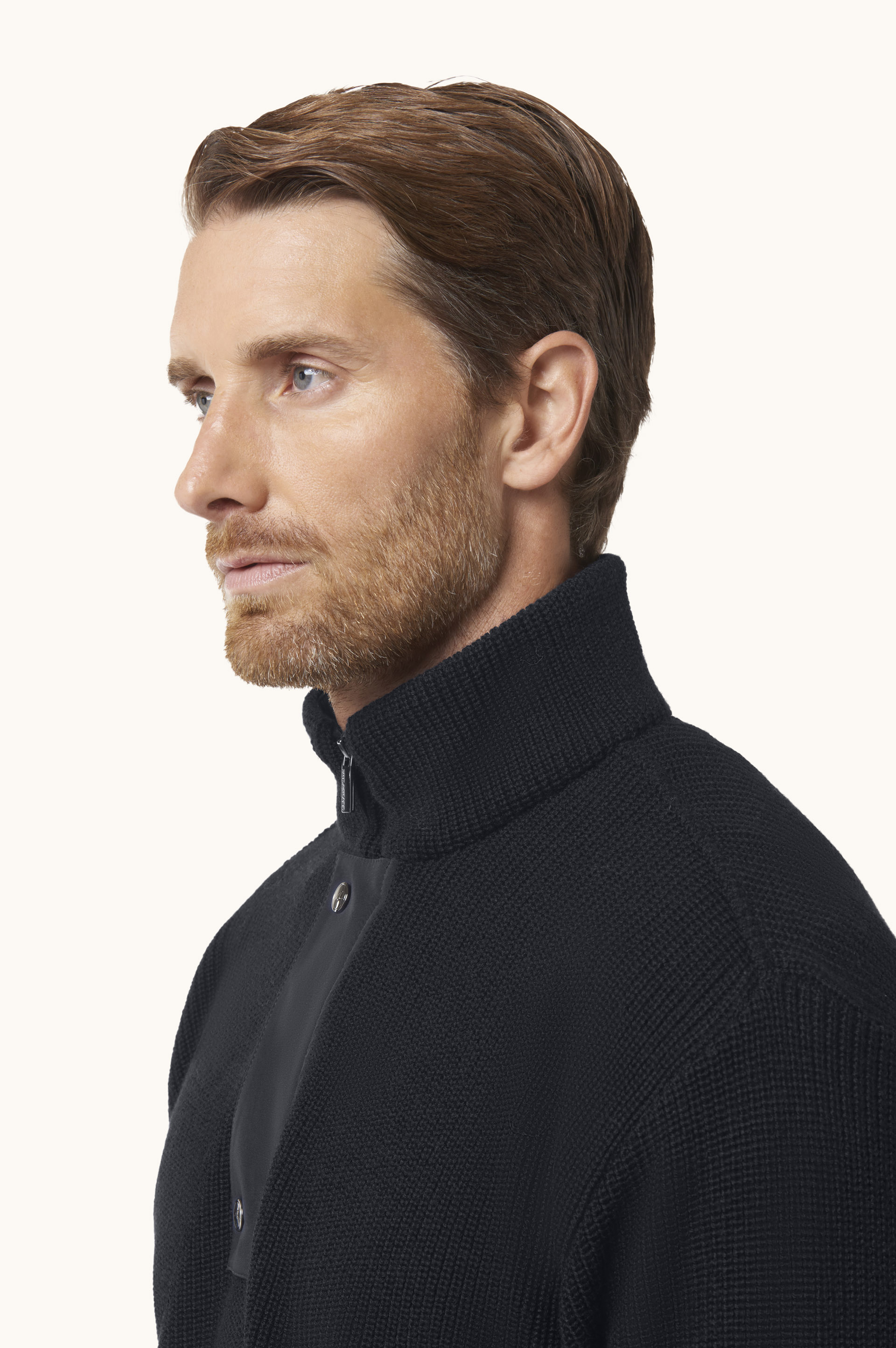 Jersey media cremallera en Tech Wool con detalles Typhoon&reg; image number 4