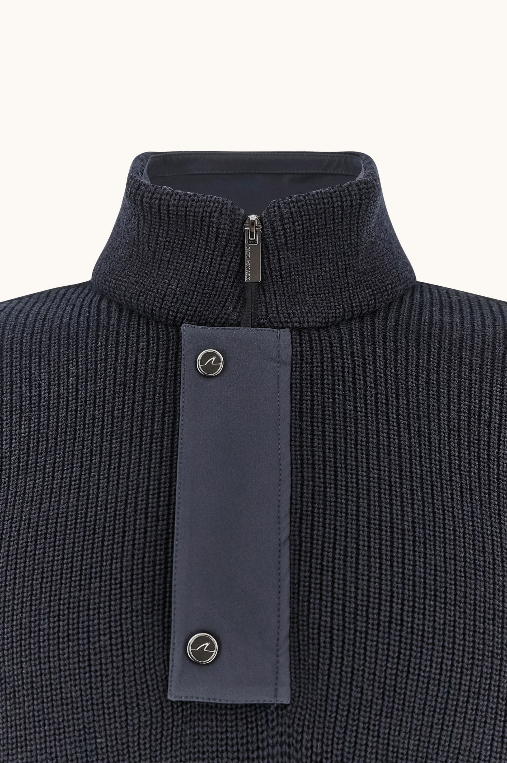 Jersey media cremallera en Tech Wool con detalles Typhoon&reg; image number 5