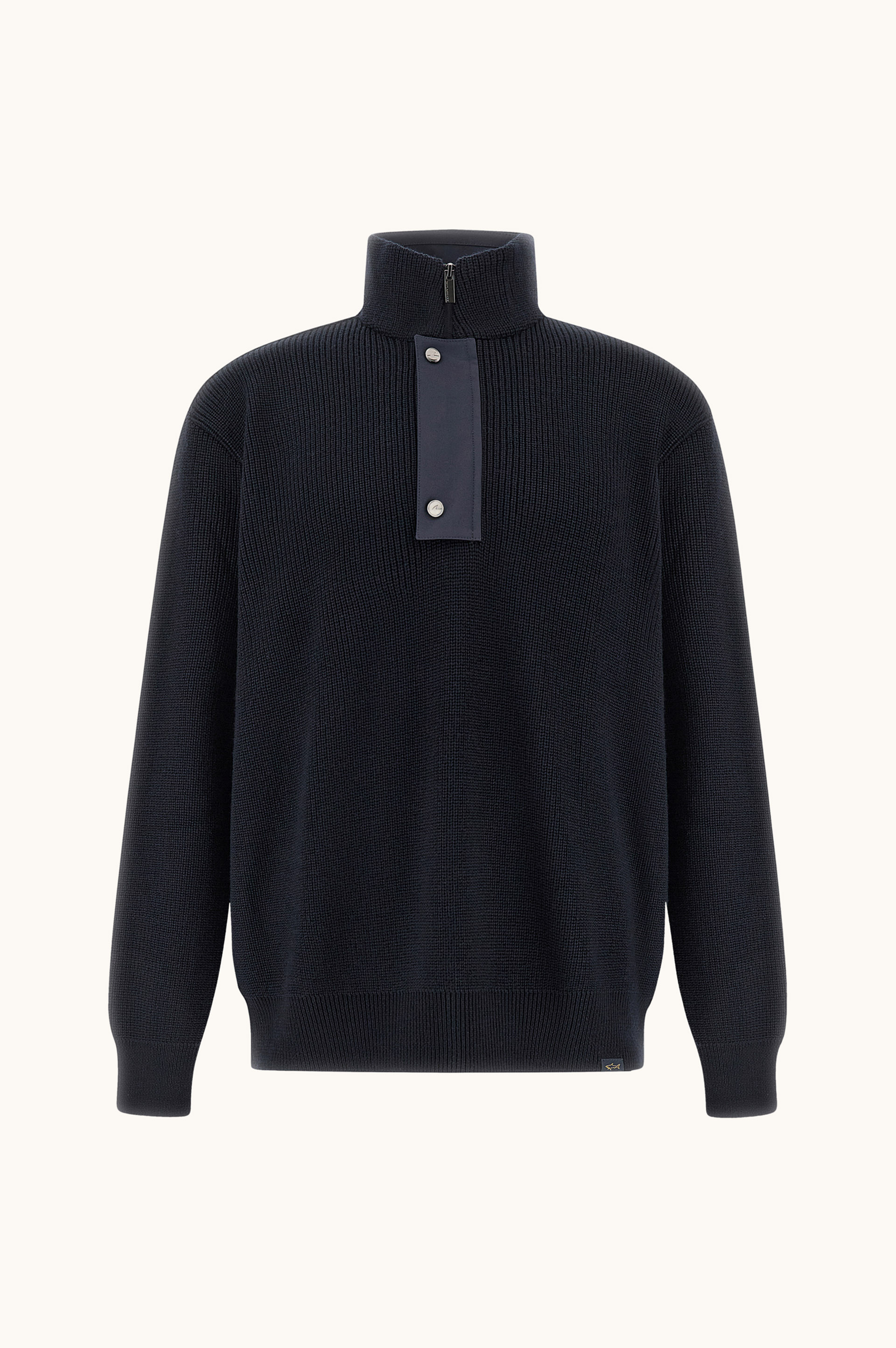 Jersey media cremallera en Tech Wool con detalles Typhoon&reg; image number 1
