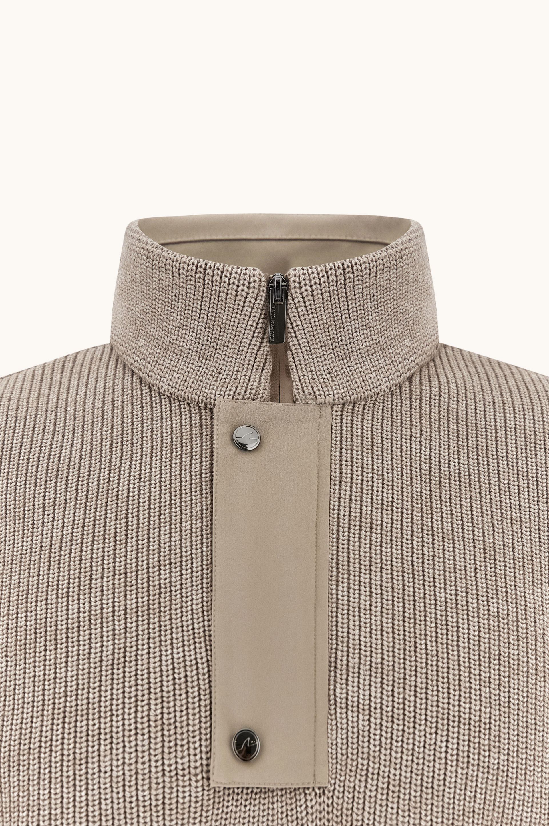 Джемпер с молнией до середины из Tech Wool с деталями Typhoon&reg; image number 5