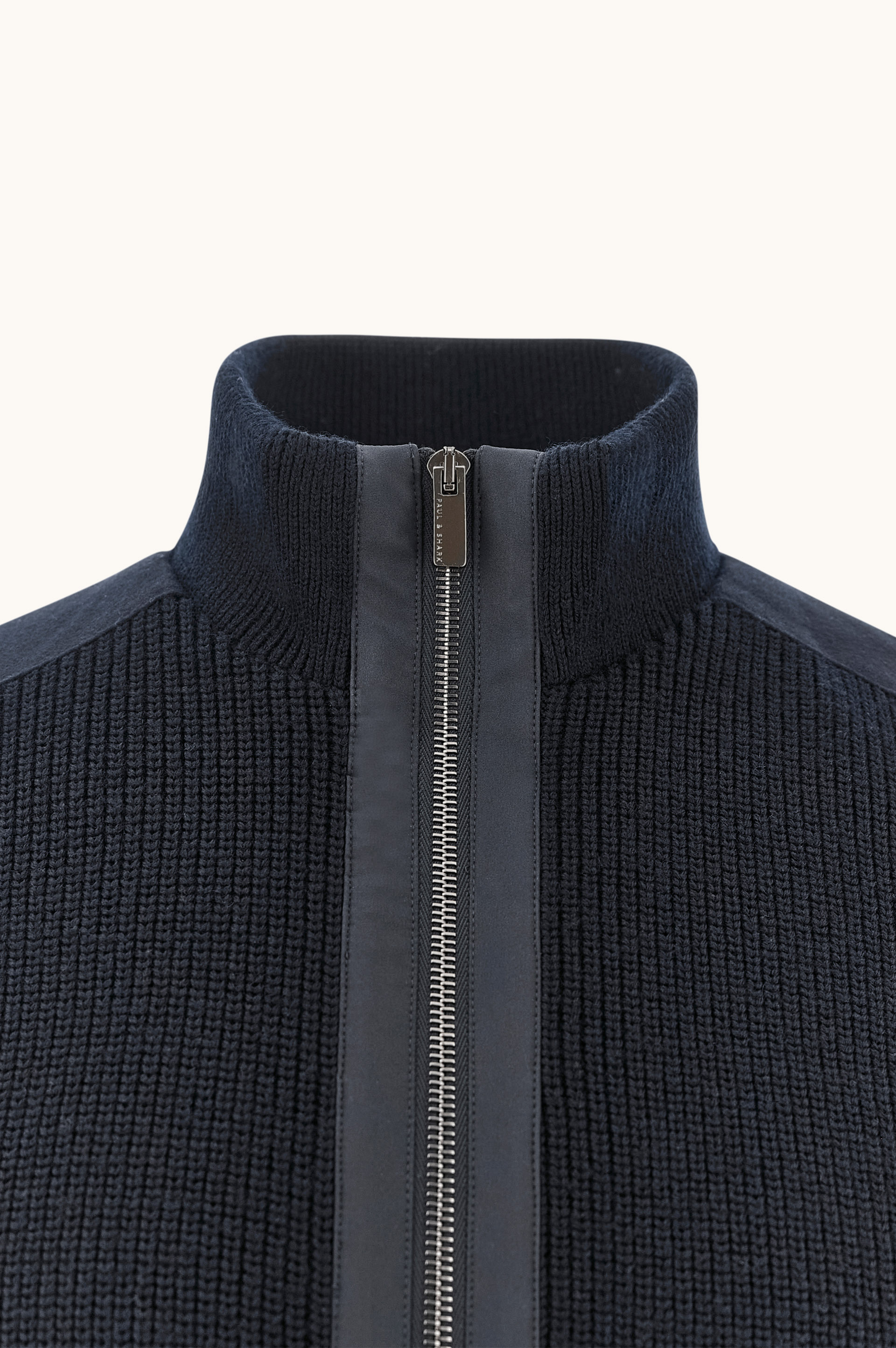 Zip-up cardigan in Soft Cool Touch wool with Typhoon&reg; Re-4x4 Stretch details image number 6