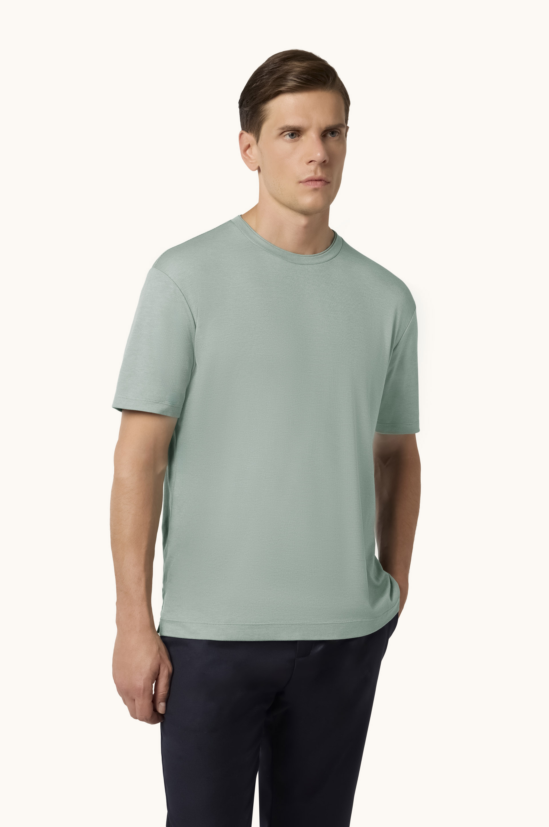 Camiseta en algod&oacute;n interlock X-Soft image number 0