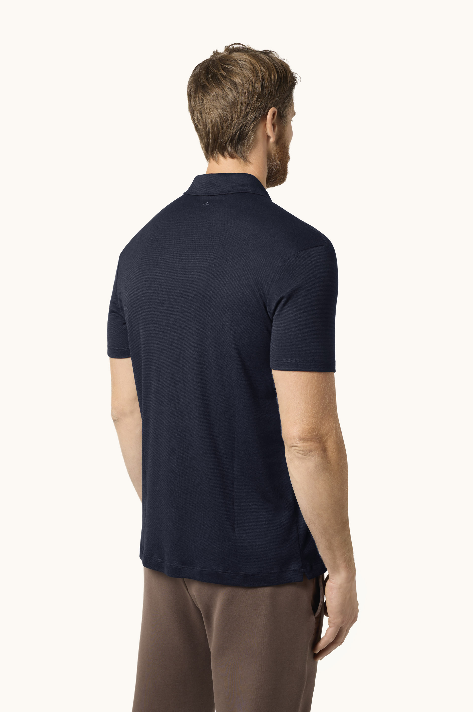 X-Soft Interlock cotton polo shirt image number 3
