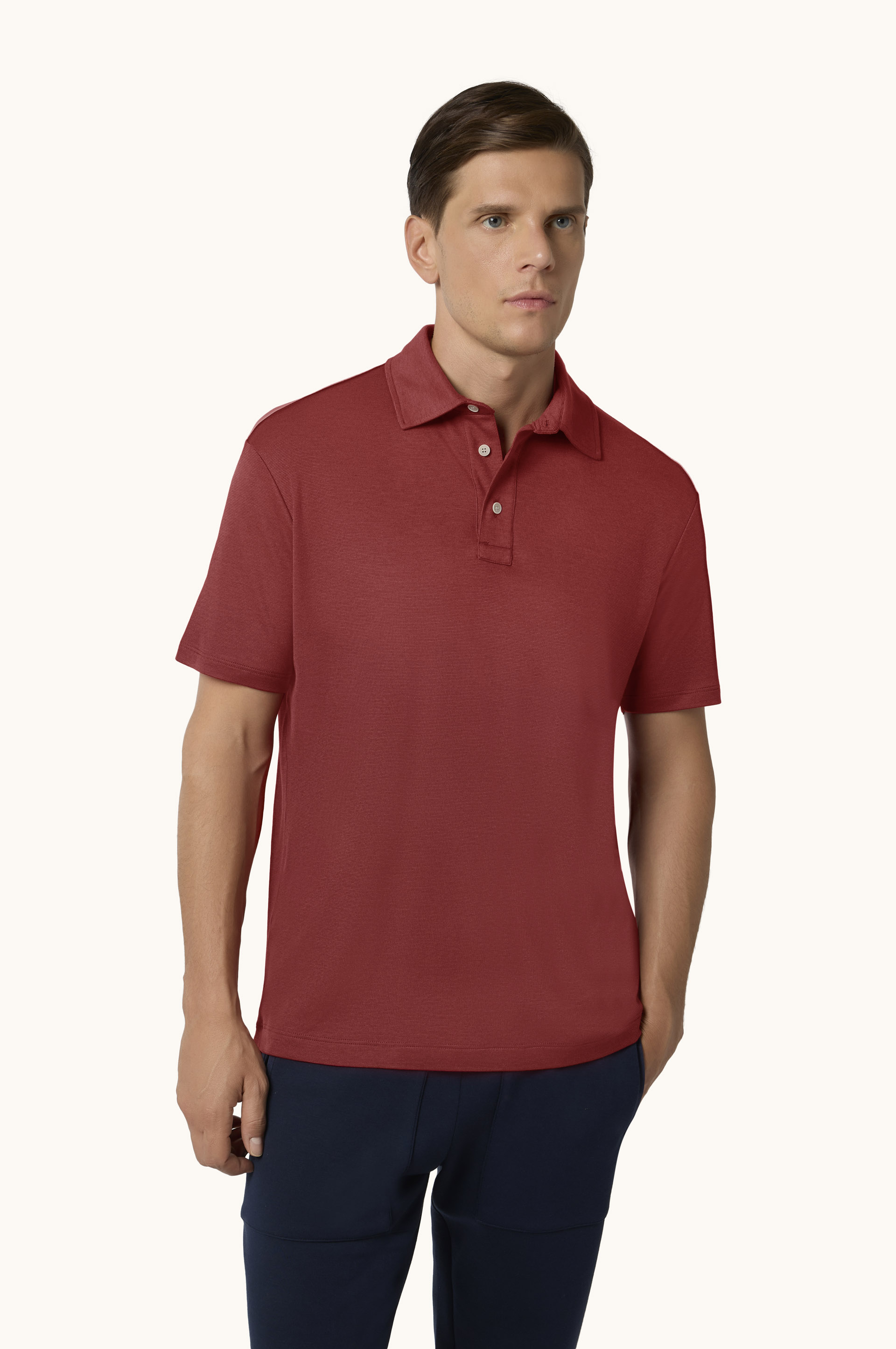 Polo X-Soft de algod&oacute;n Interlock image number 0