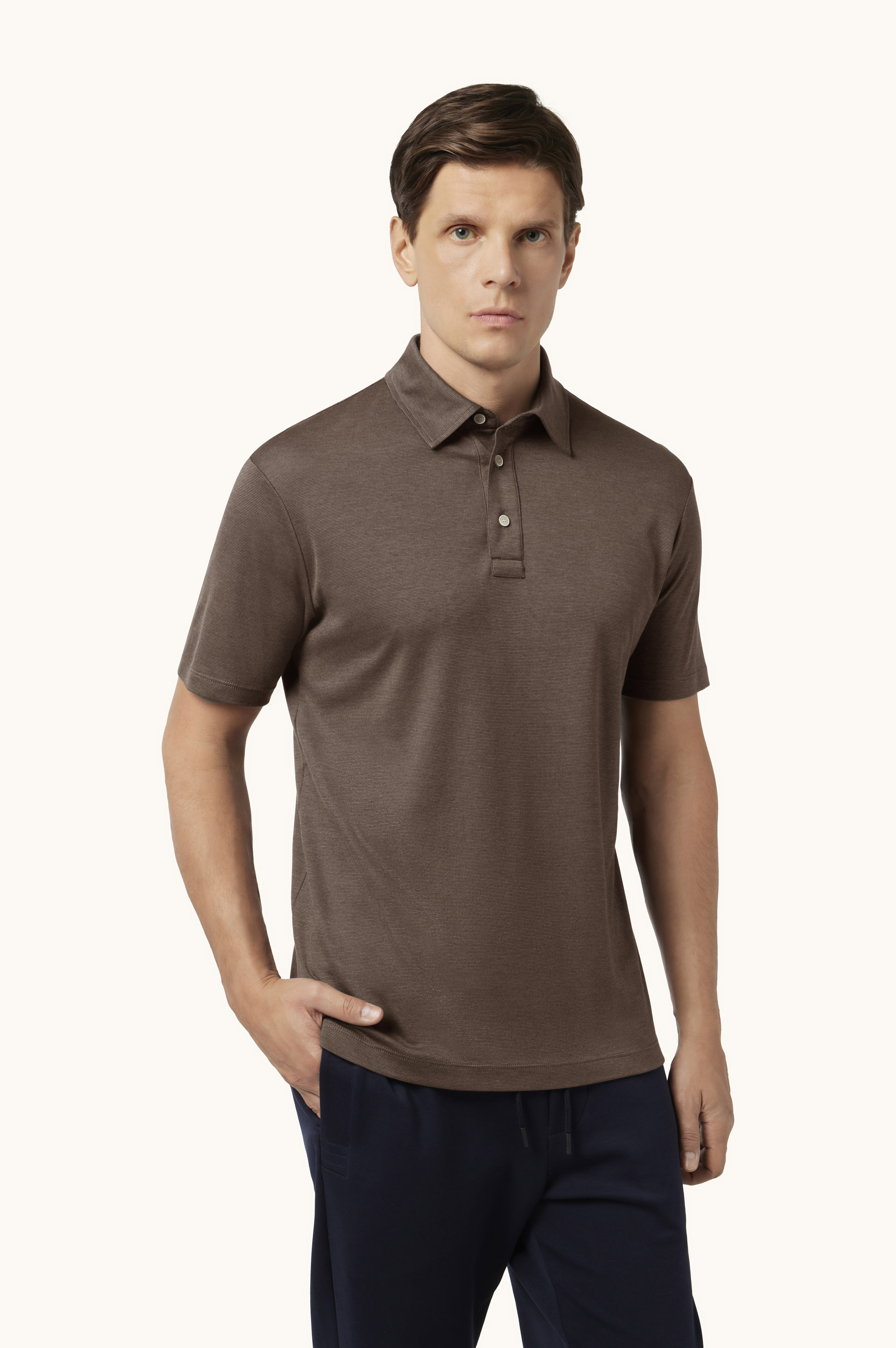 Polo X-Soft de algod&oacute;n Interlock image number 0
