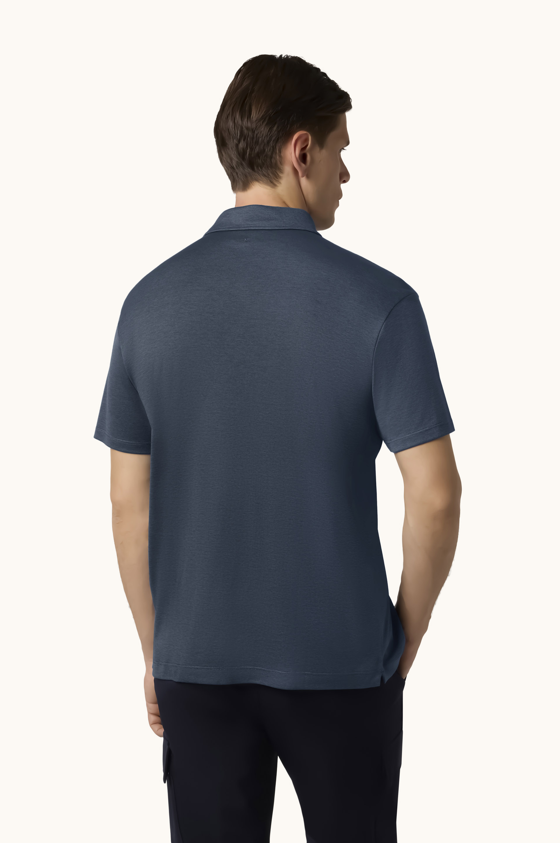 X-Soft Interlock cotton polo shirt image number 3