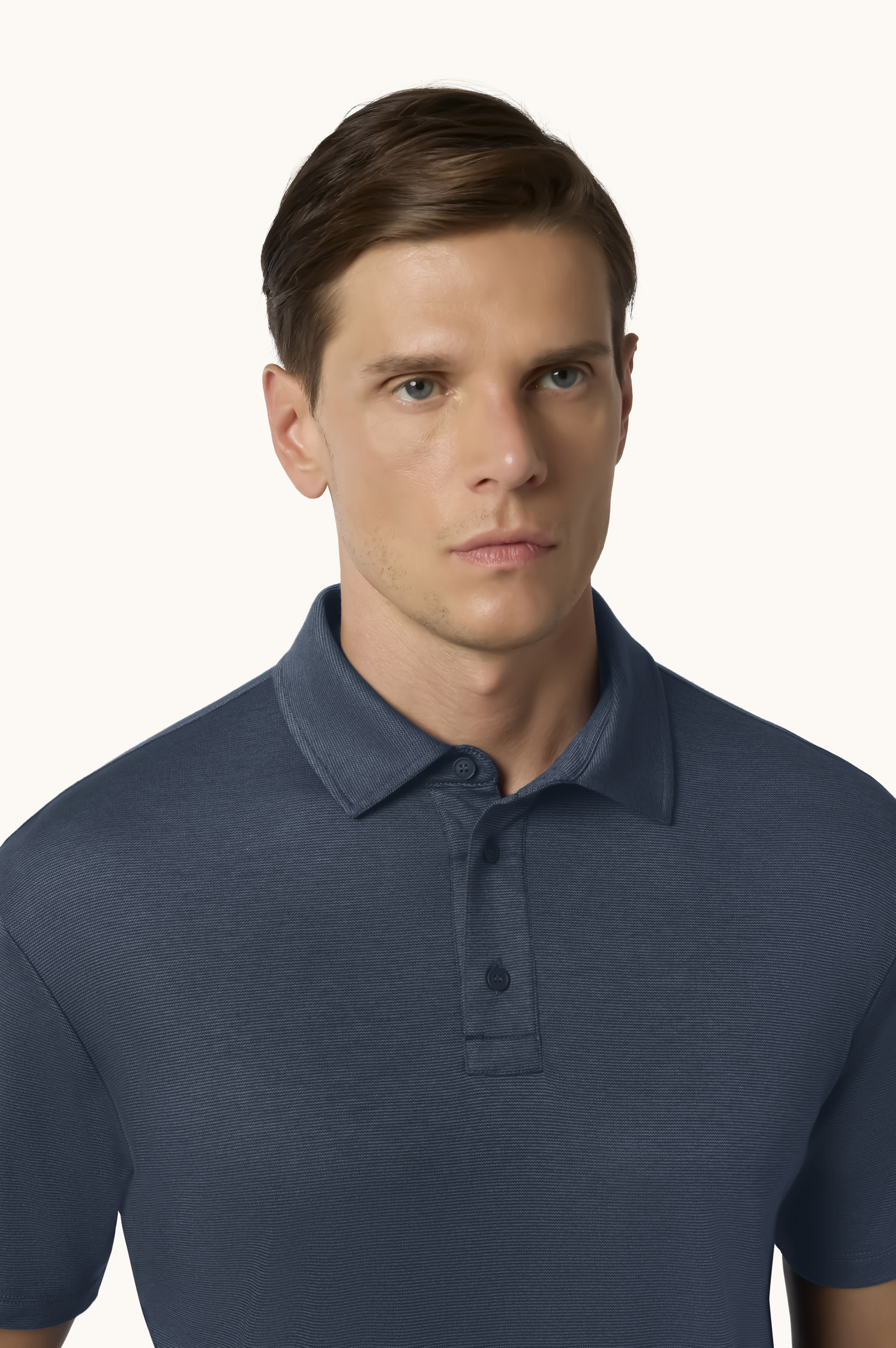 X-Soft Interlock cotton polo shirt image number 4
