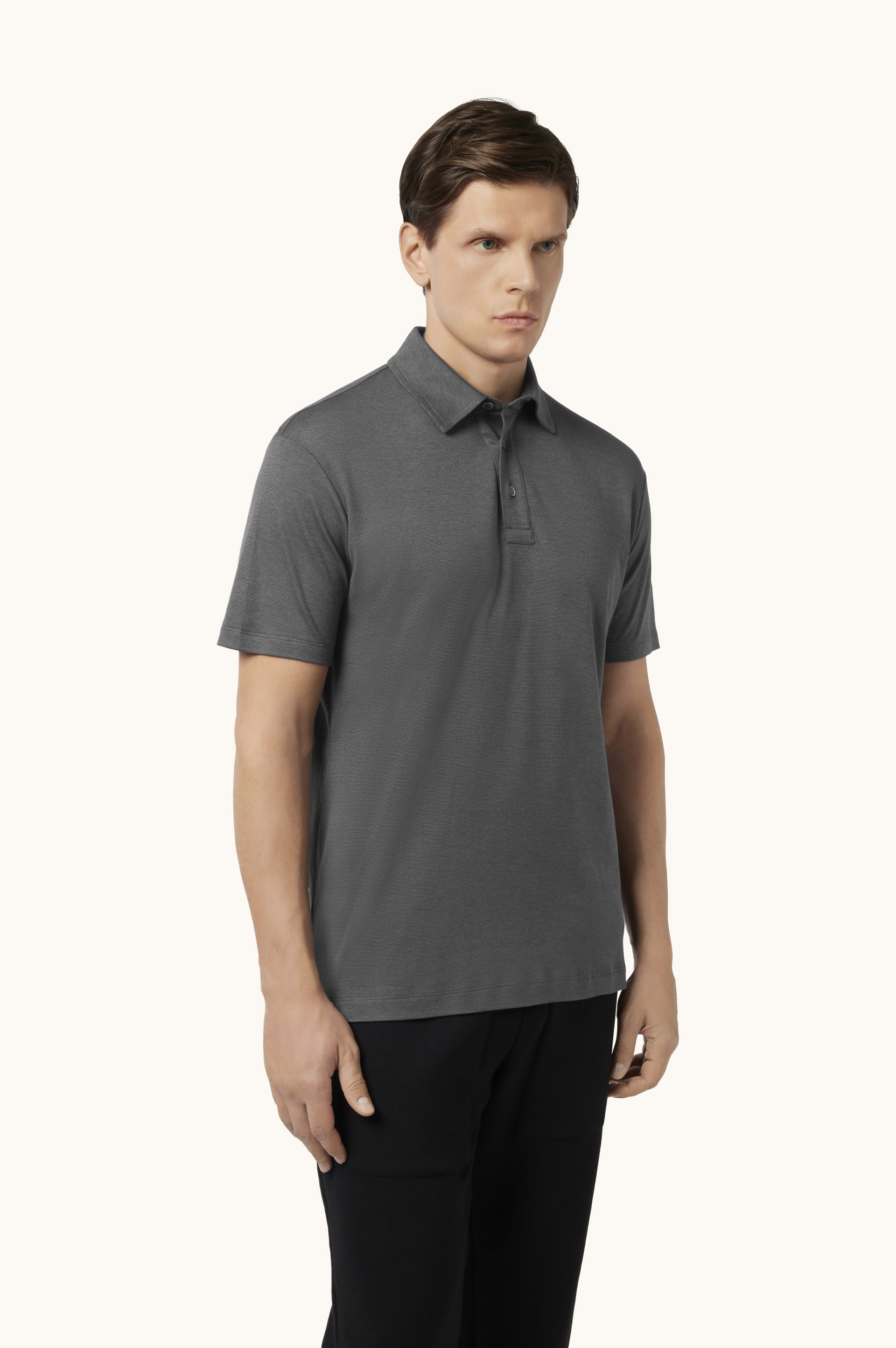 X-Soft Interlock cotton polo shirt image number 0