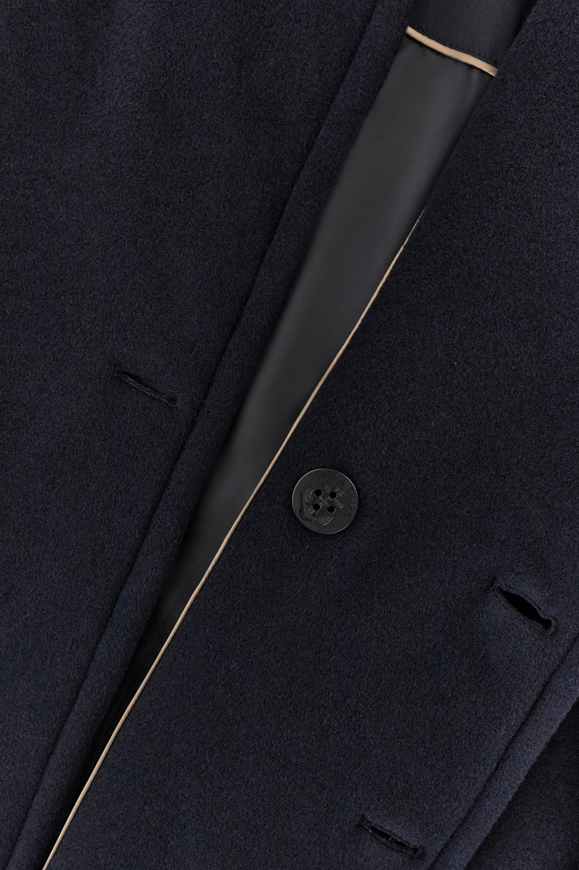 True Peacoat in wool and cashmere image number 6