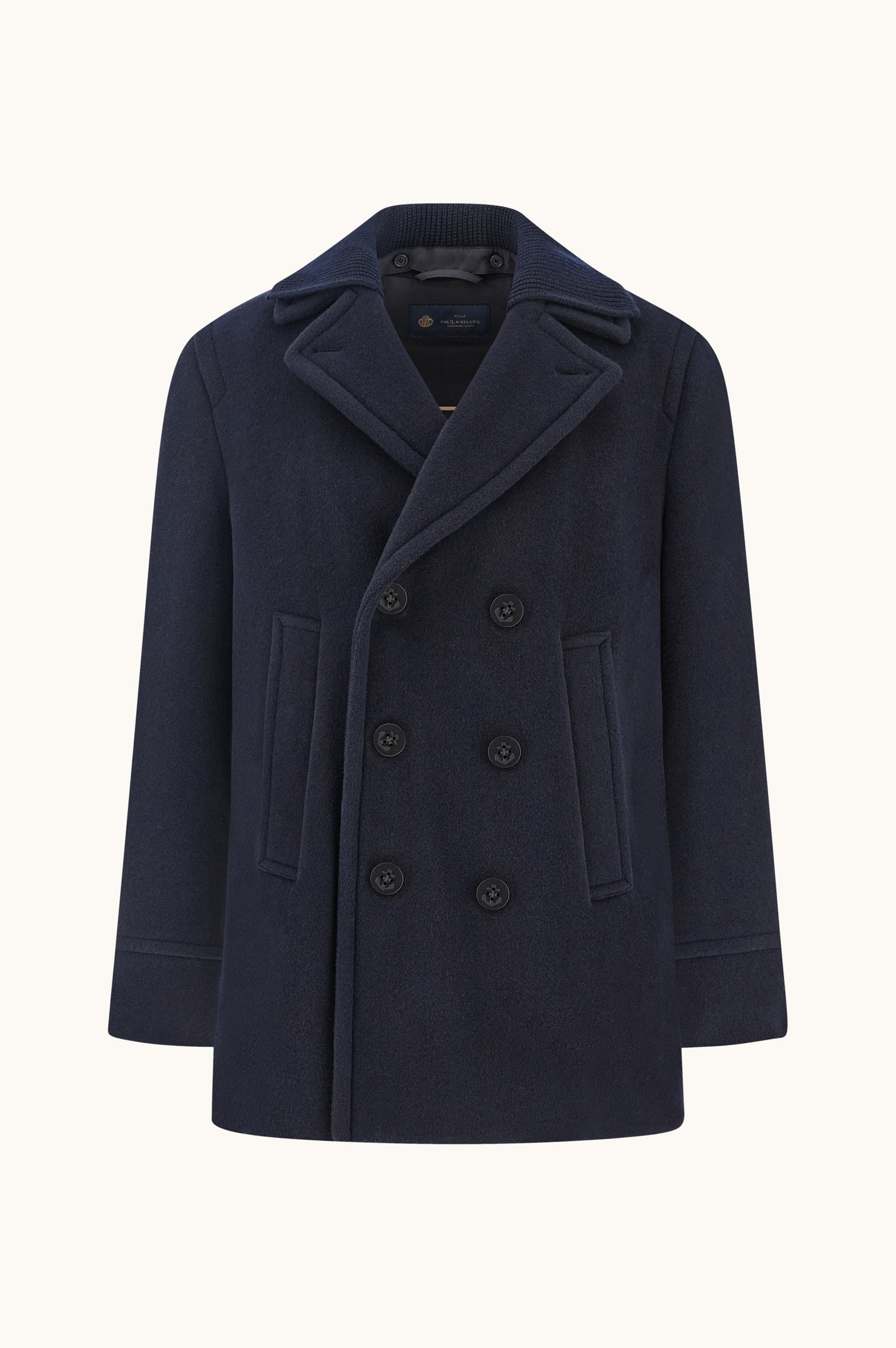 True Peacoat de lana y cachemir image number 1