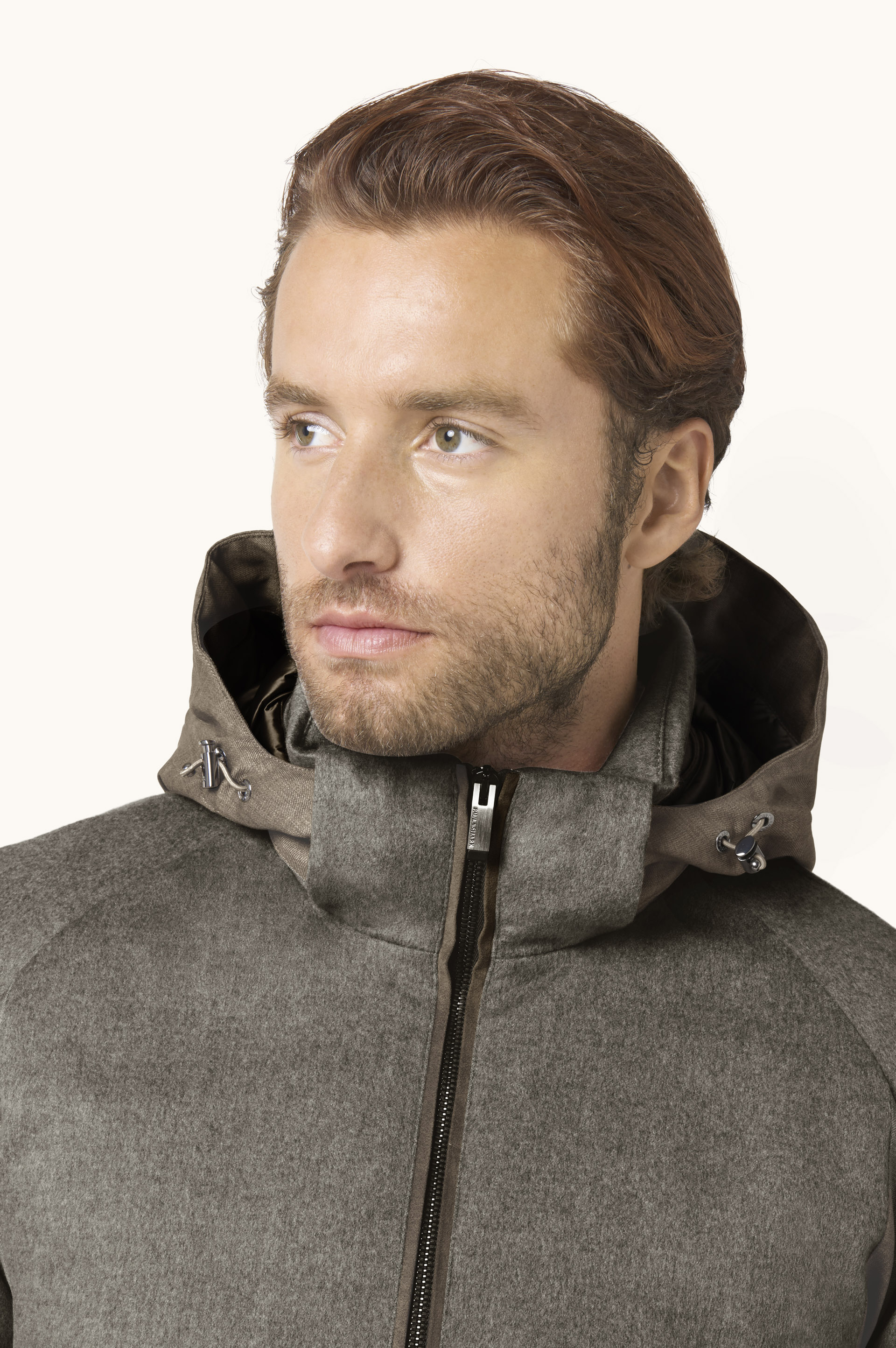 Car coat Eider Down in cashmere image number 4