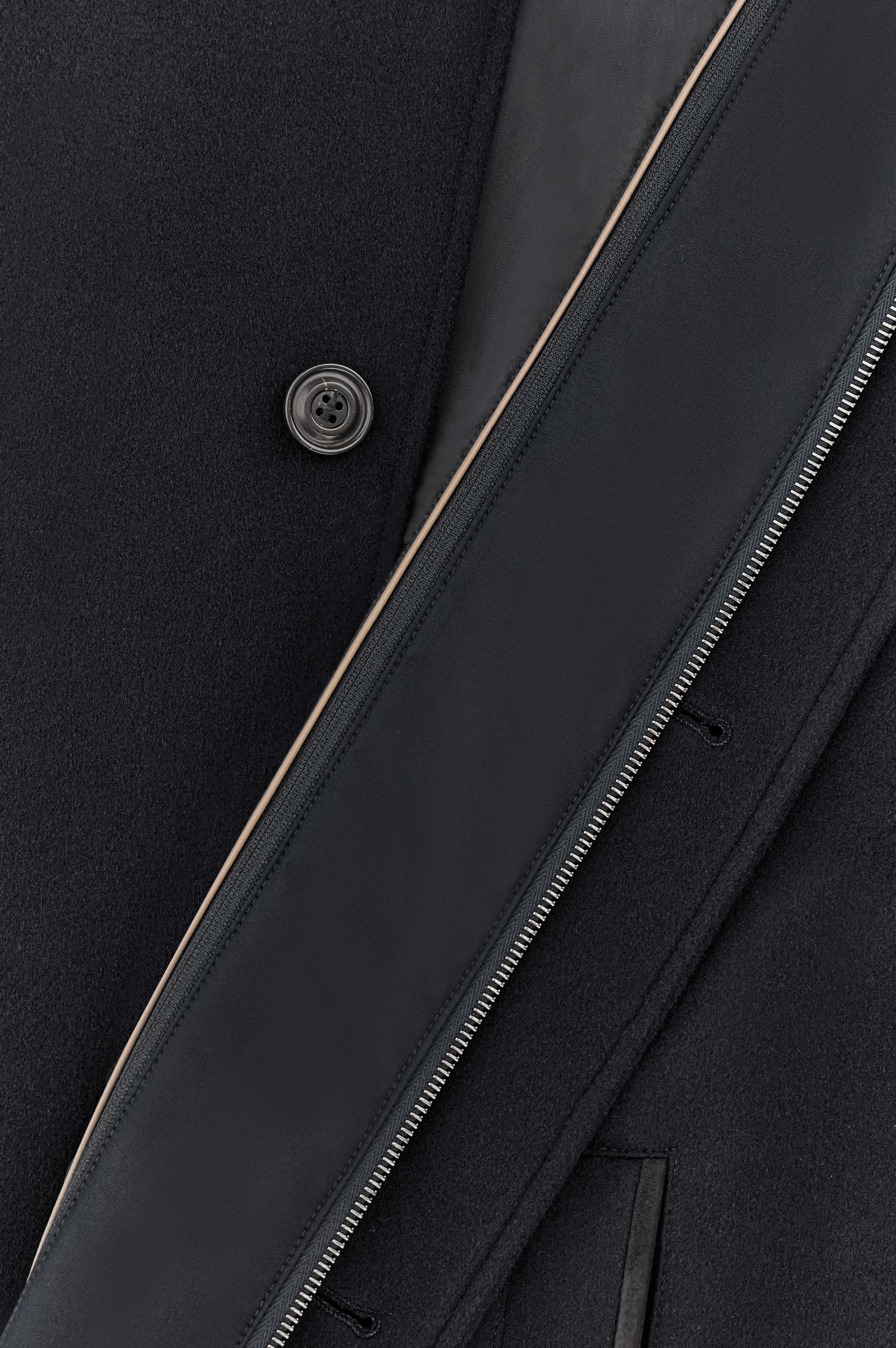 Cashmere car coat image number 6