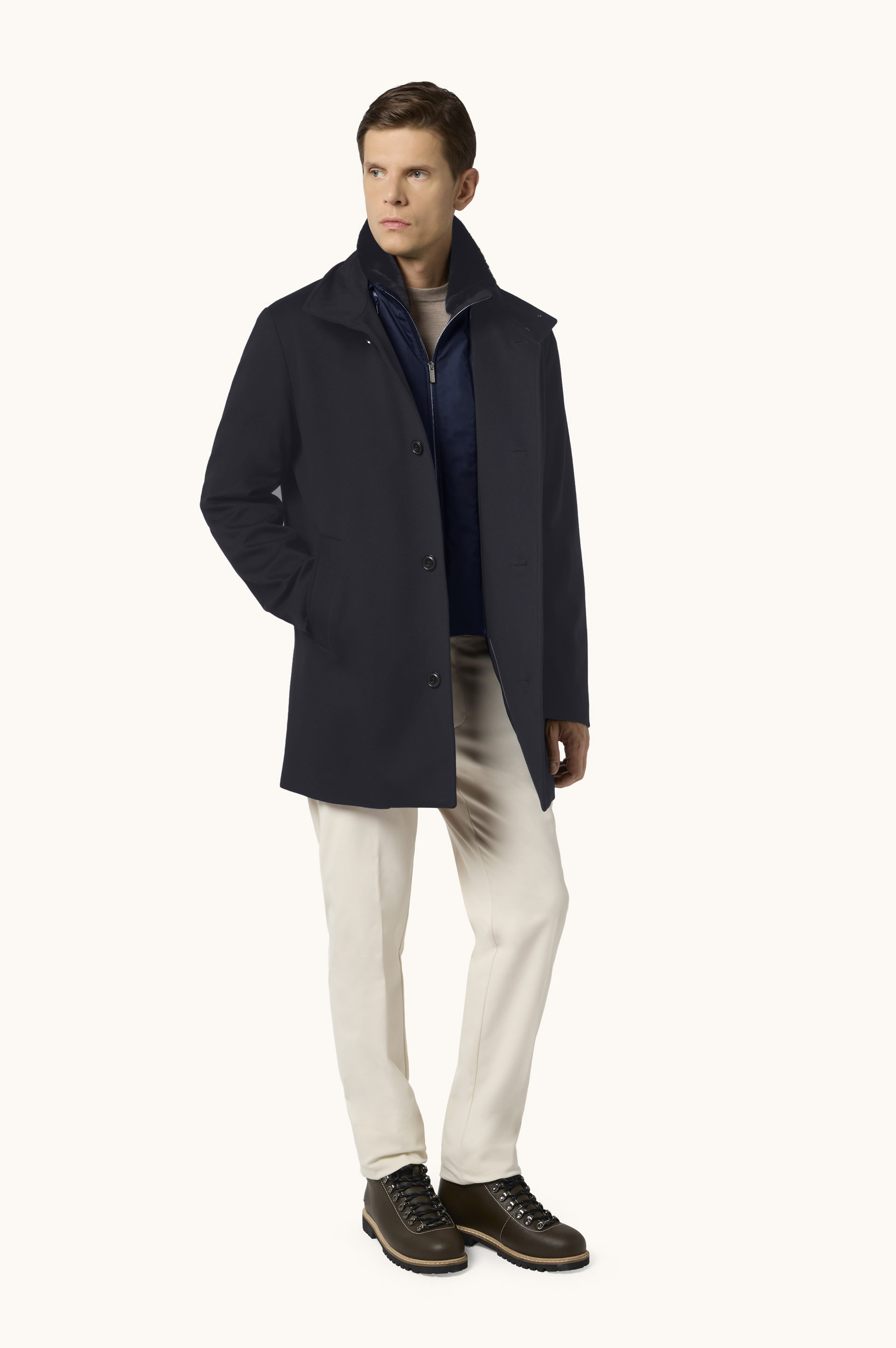 Cashmere car coat image number 2
