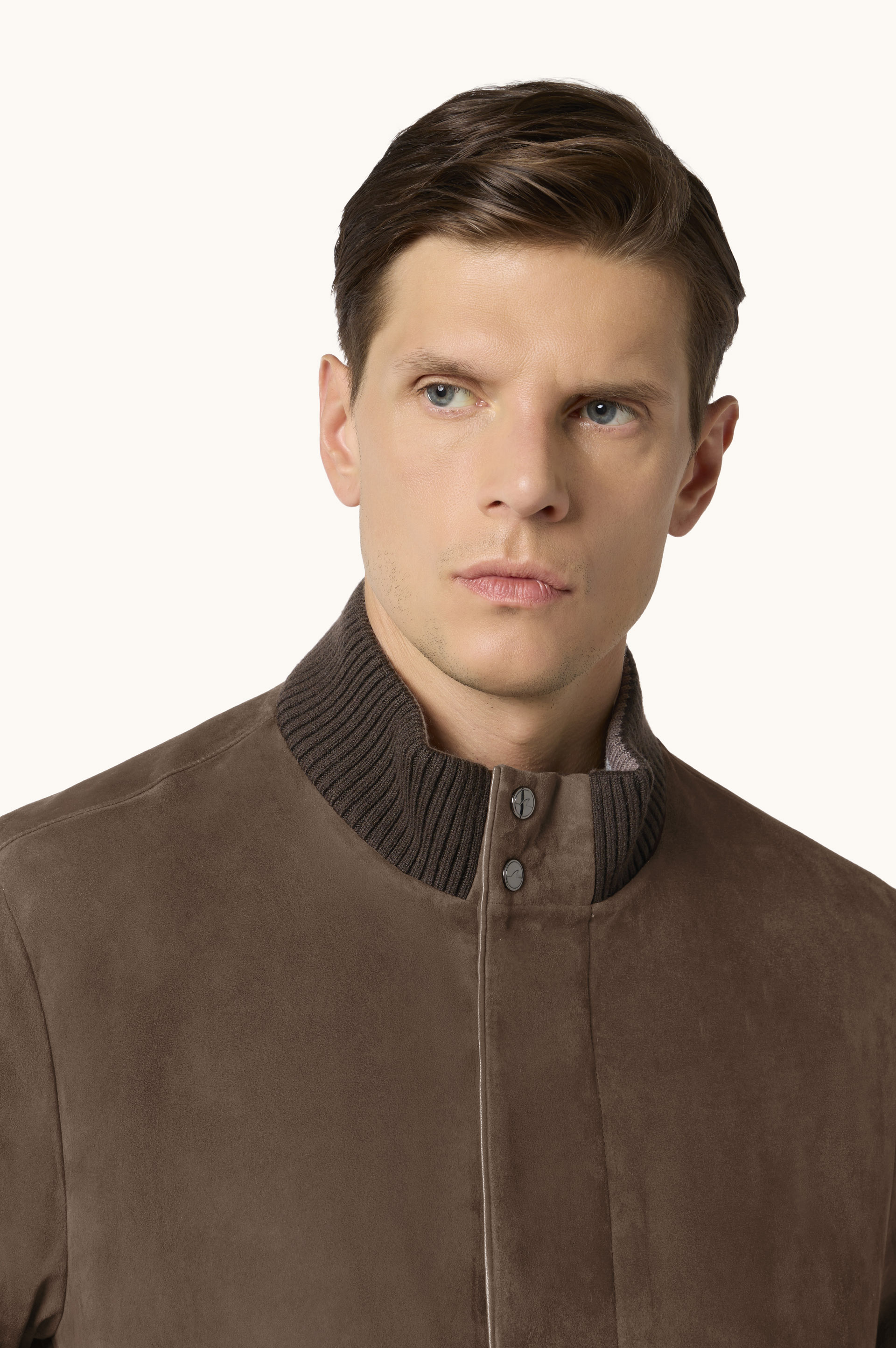 Bomber in suede Aqualeather image number 4
