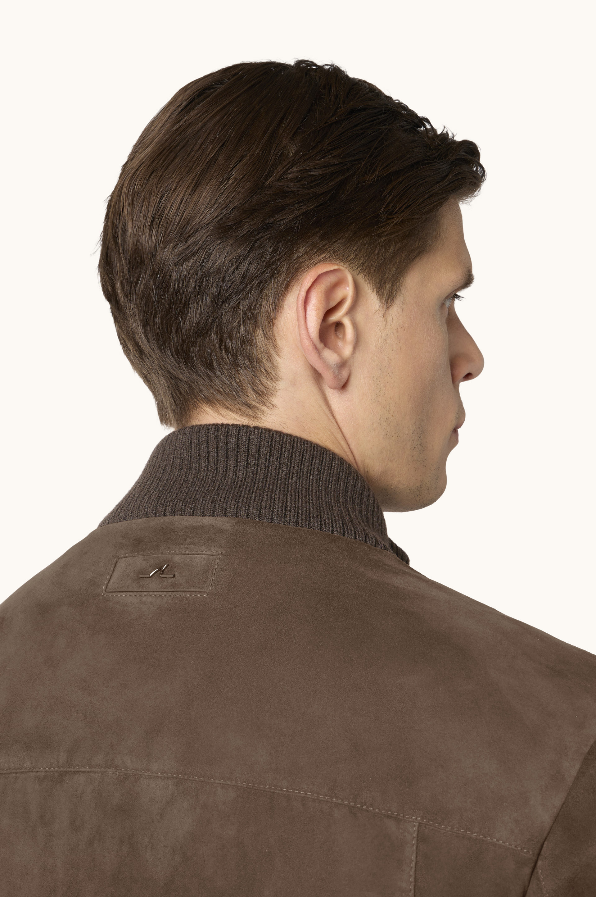 Bomber in suede Aqualeather image number 7