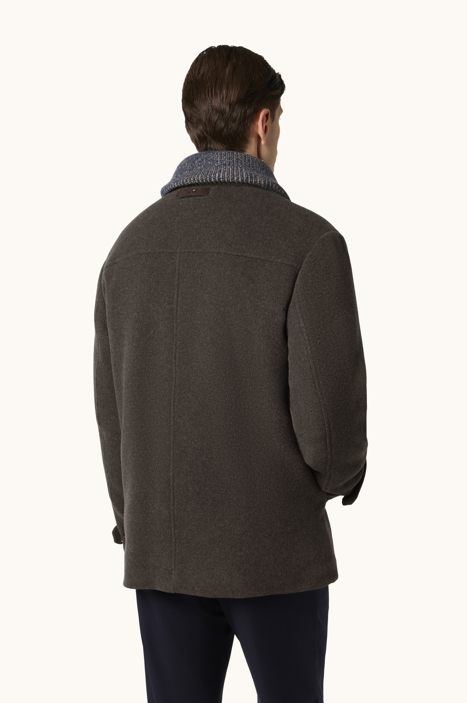 Car coat en laine et cachemire image number 3