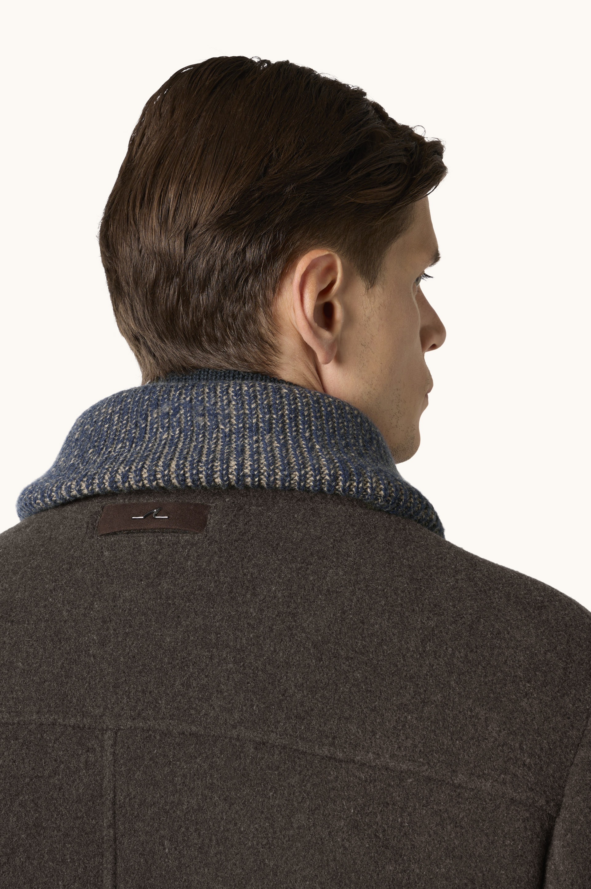 Car coat en laine et cachemire image number 6