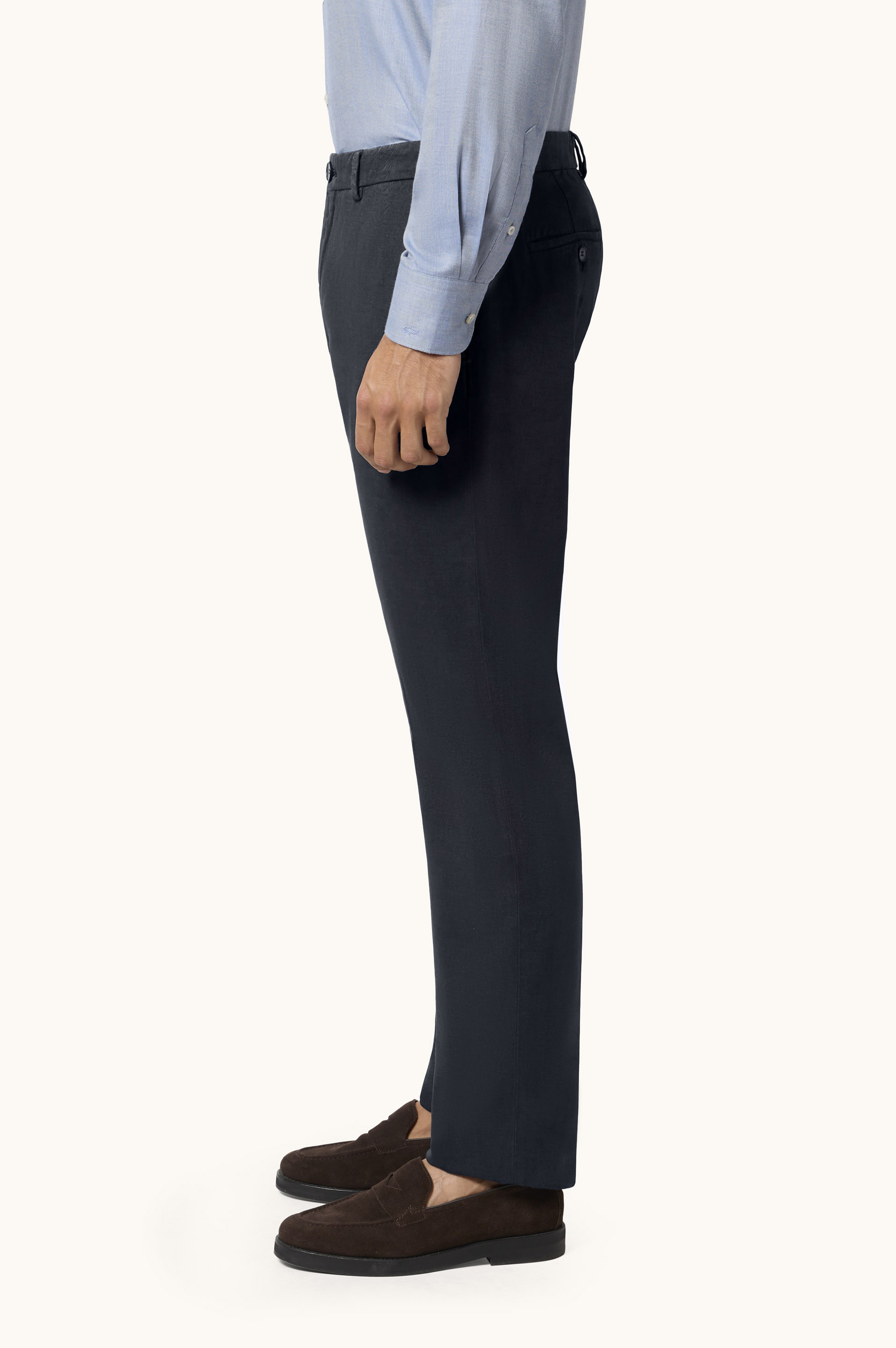 Bellagio Trousers in Cotton and Cashmere image number 4