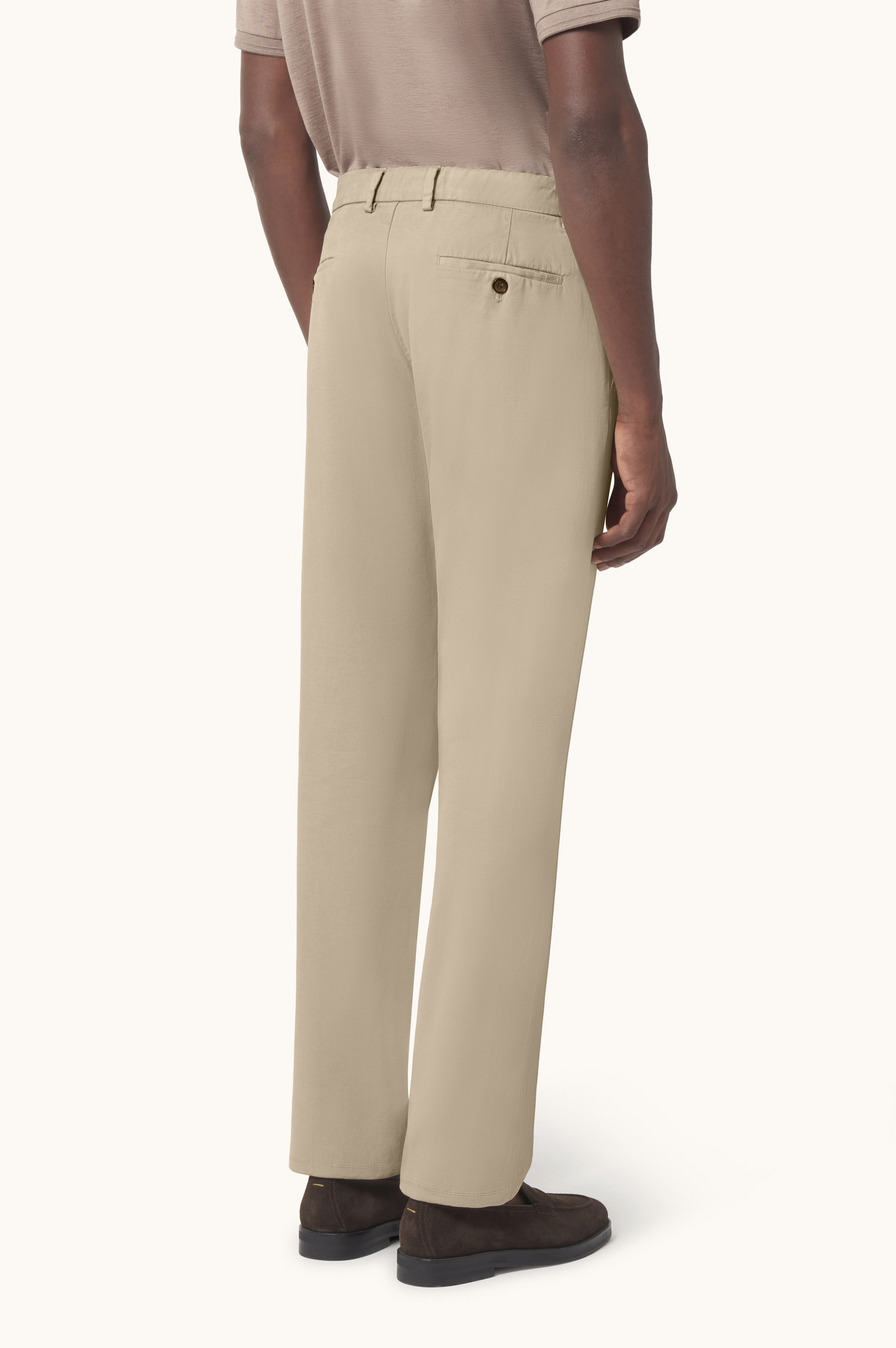 Bellagio Trousers in Cotton and Cashmere image number 3
