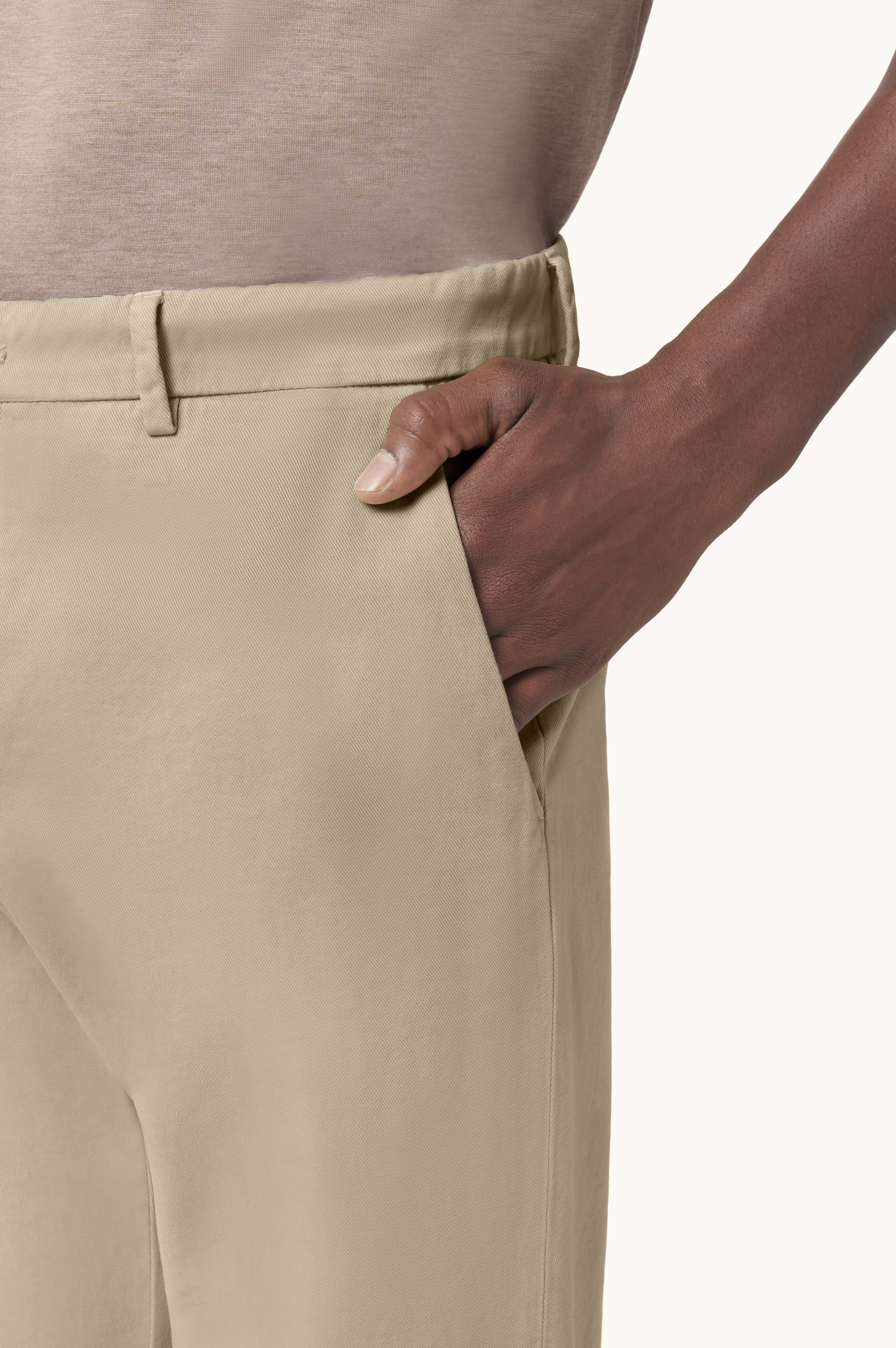 Bellagio Trousers in Cotton and Cashmere image number 5