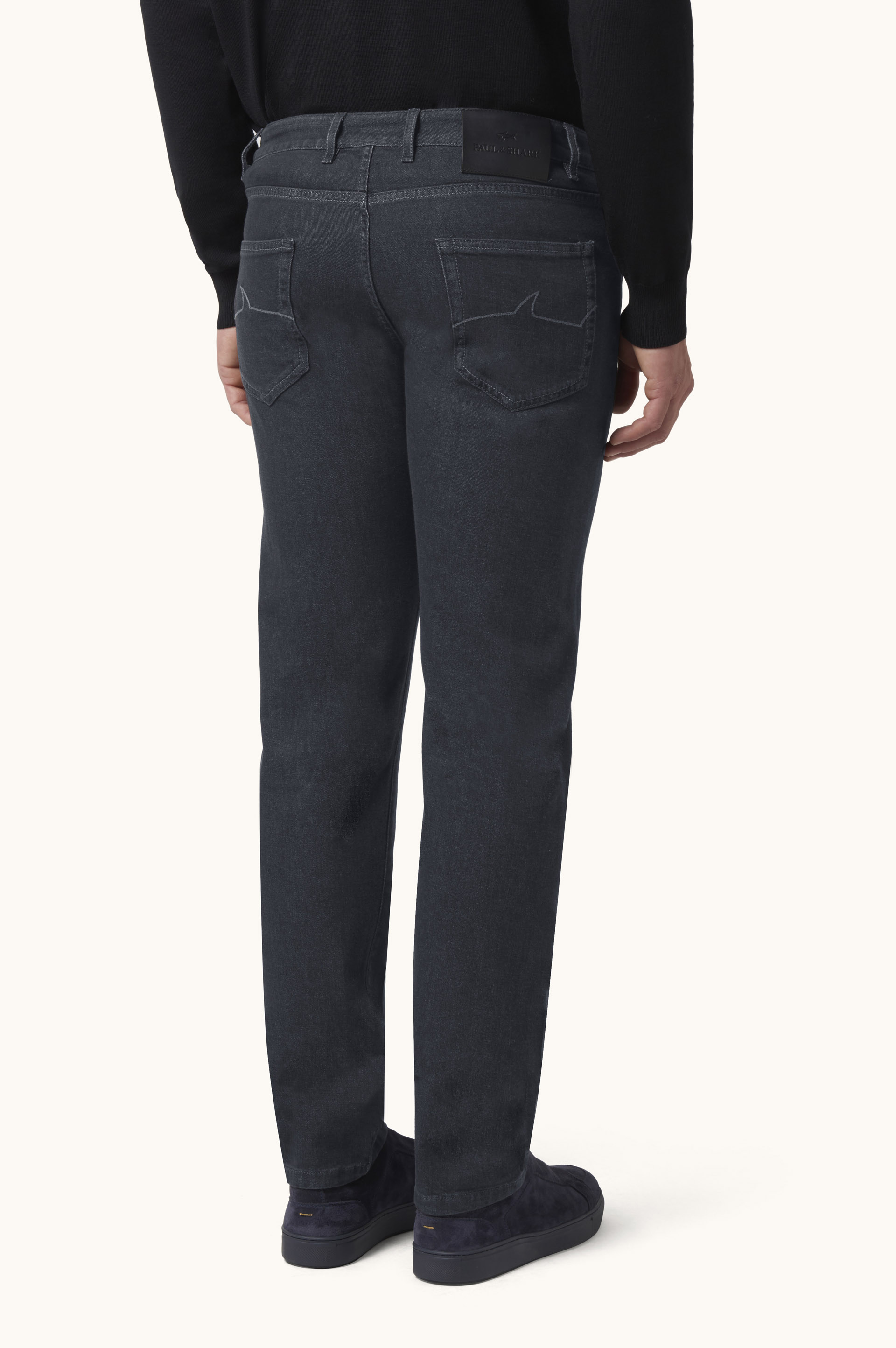 Varese Black Rivet Jeans image number 2