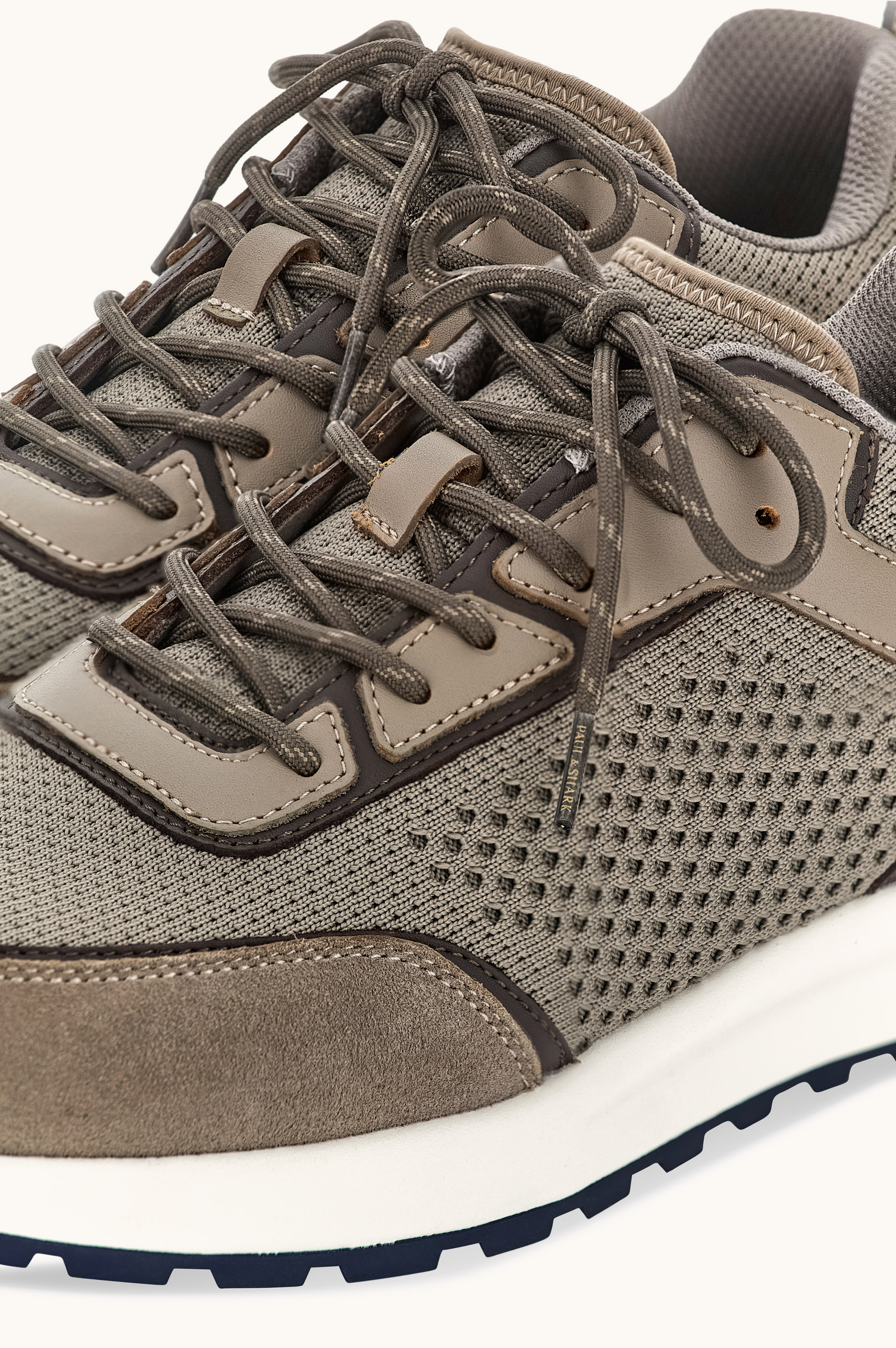 Knit and Leather Sneakers image number 5
