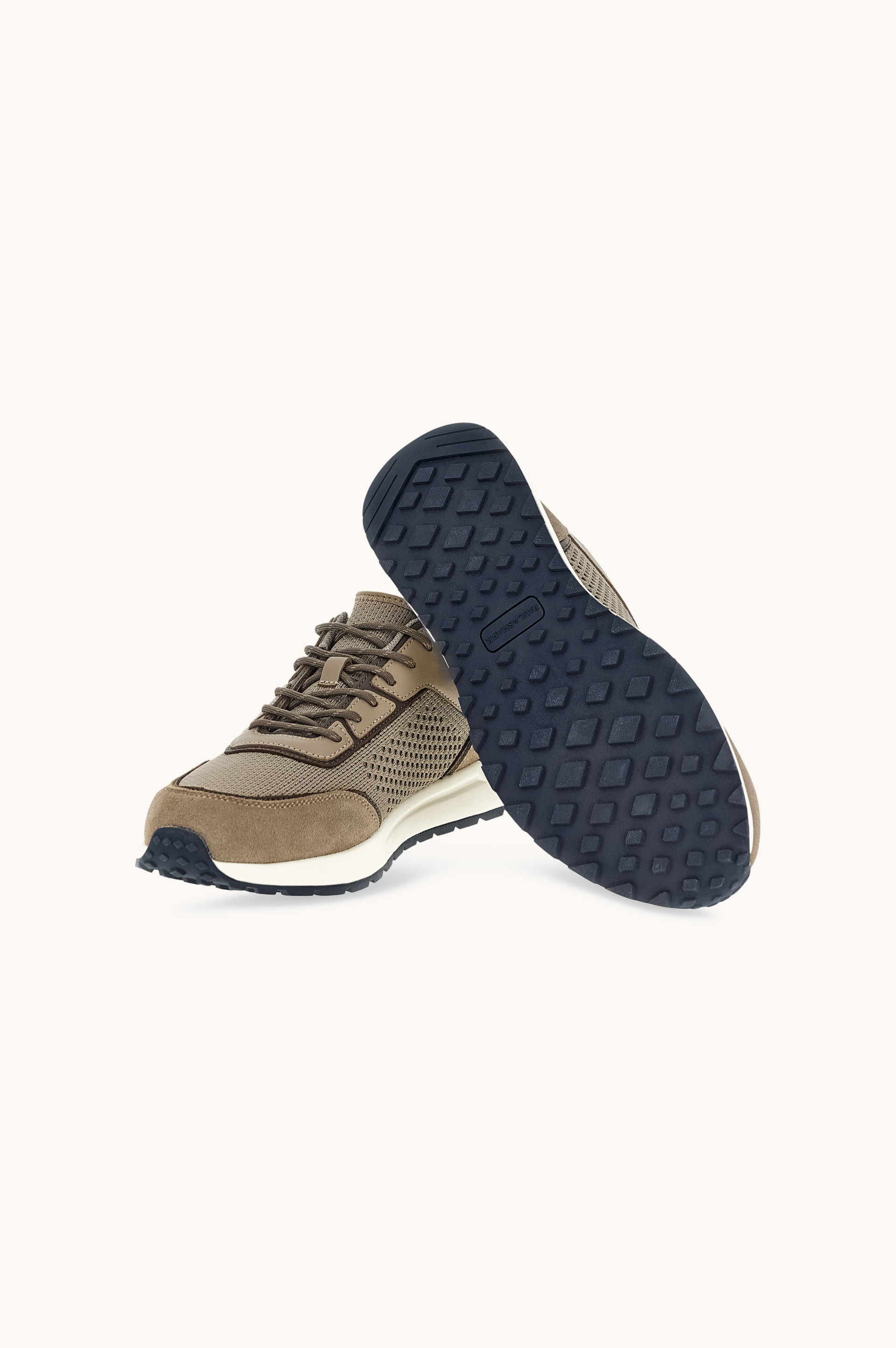 Knit and Leather Sneakers image number 4