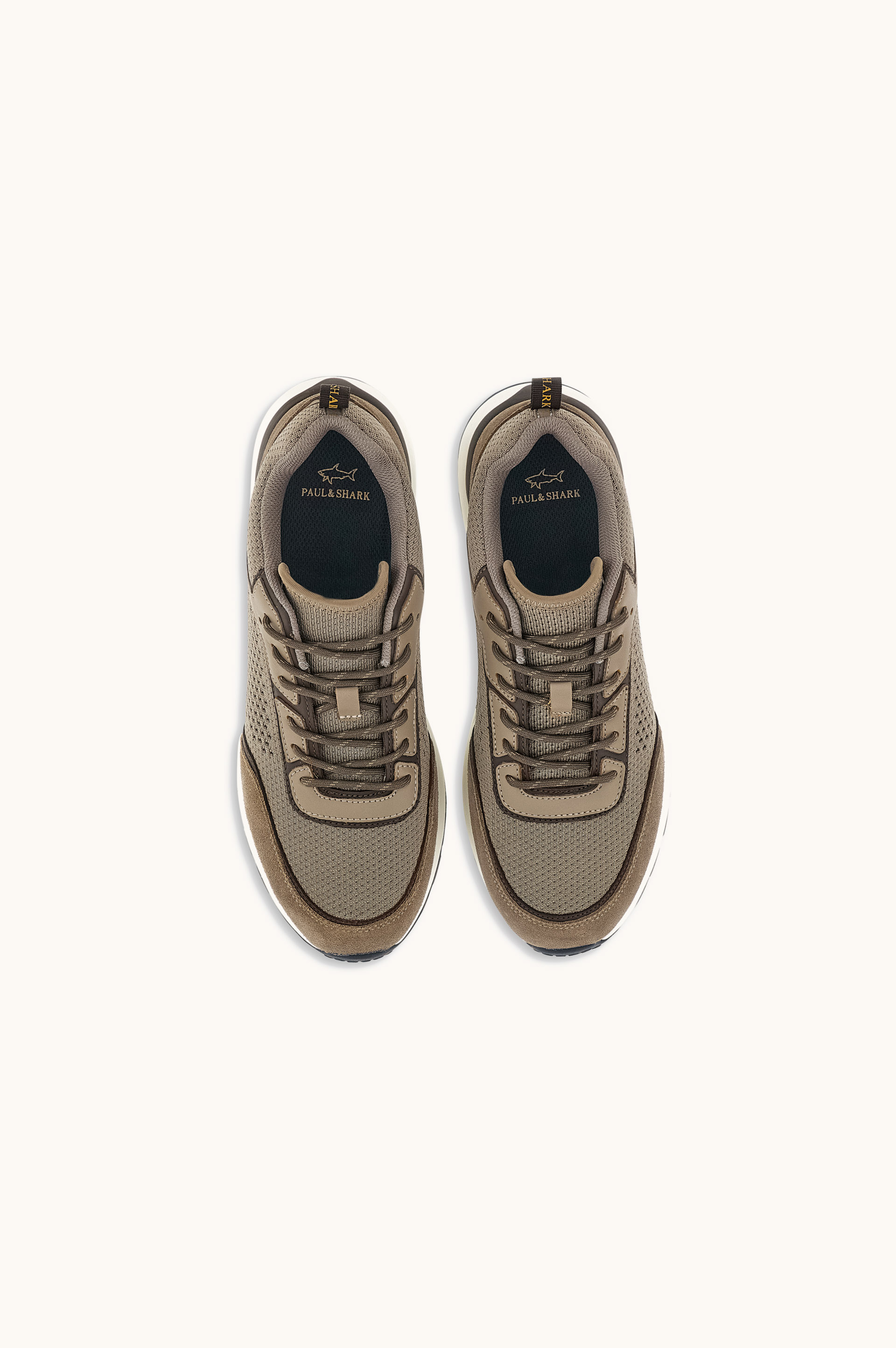 Knit and Leather Sneakers image number 1