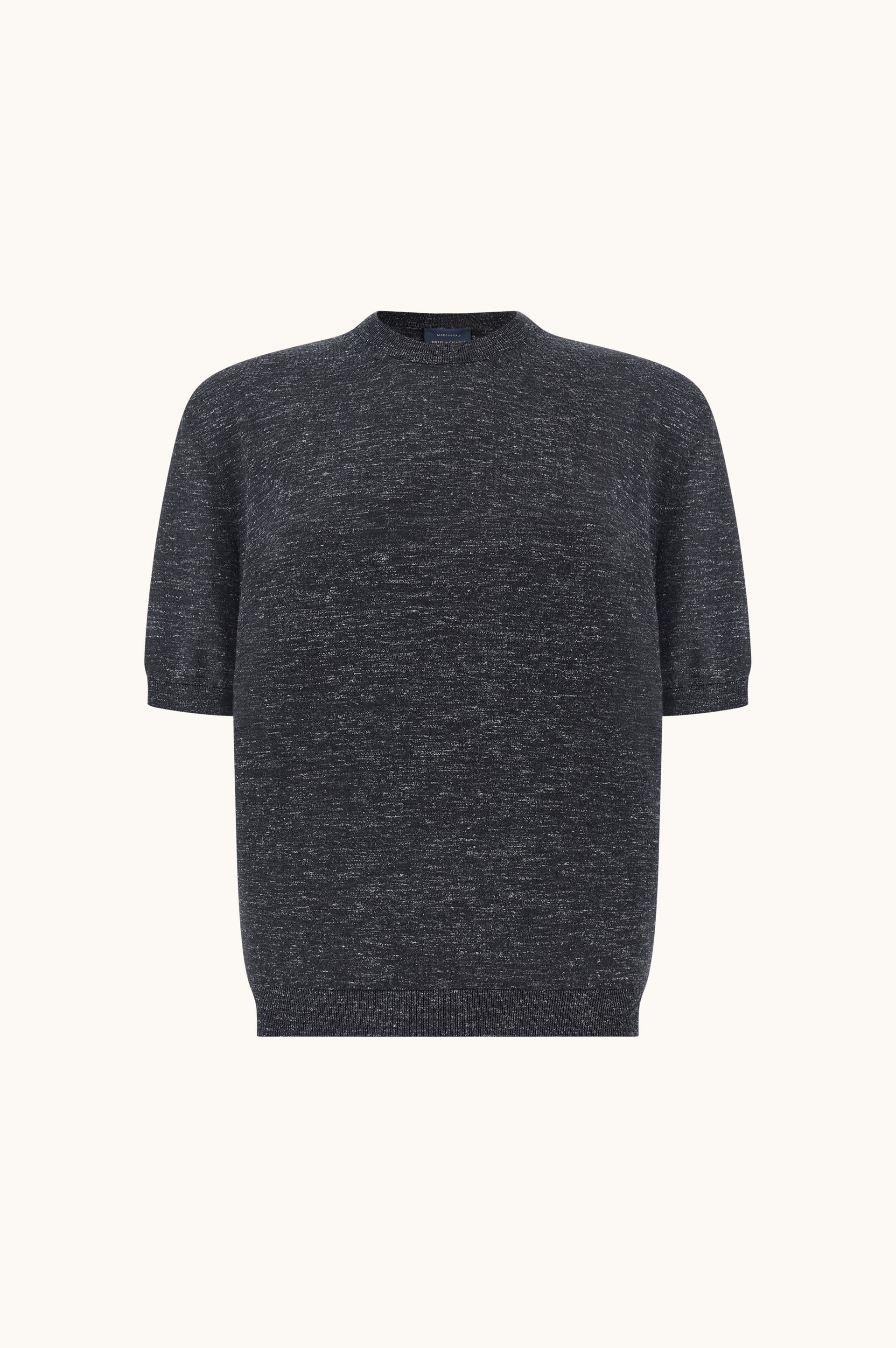 T-shirt in cashmere, lino e seta image number 1