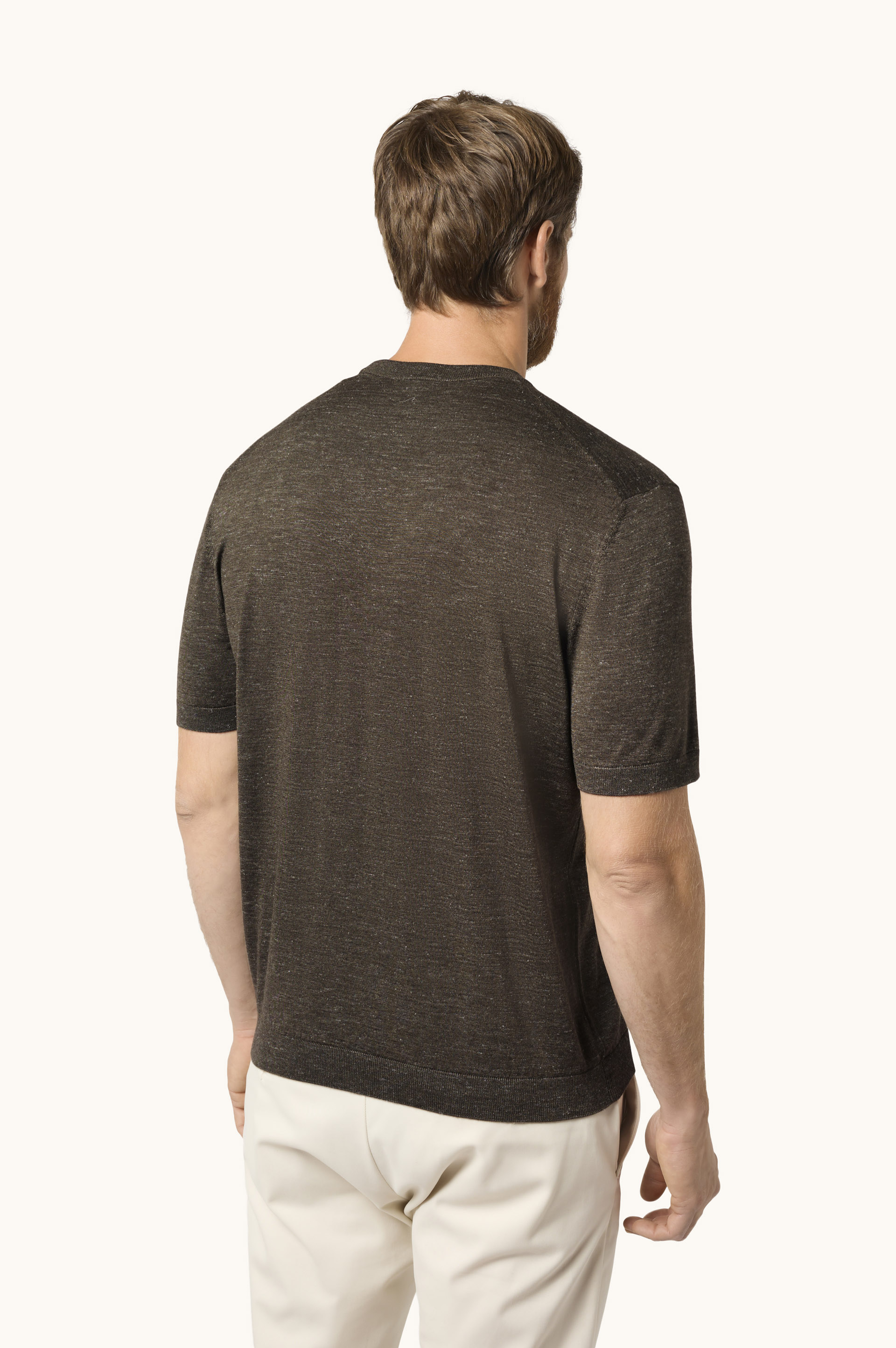 Cashmere, linen and silk T-shirt image number 3