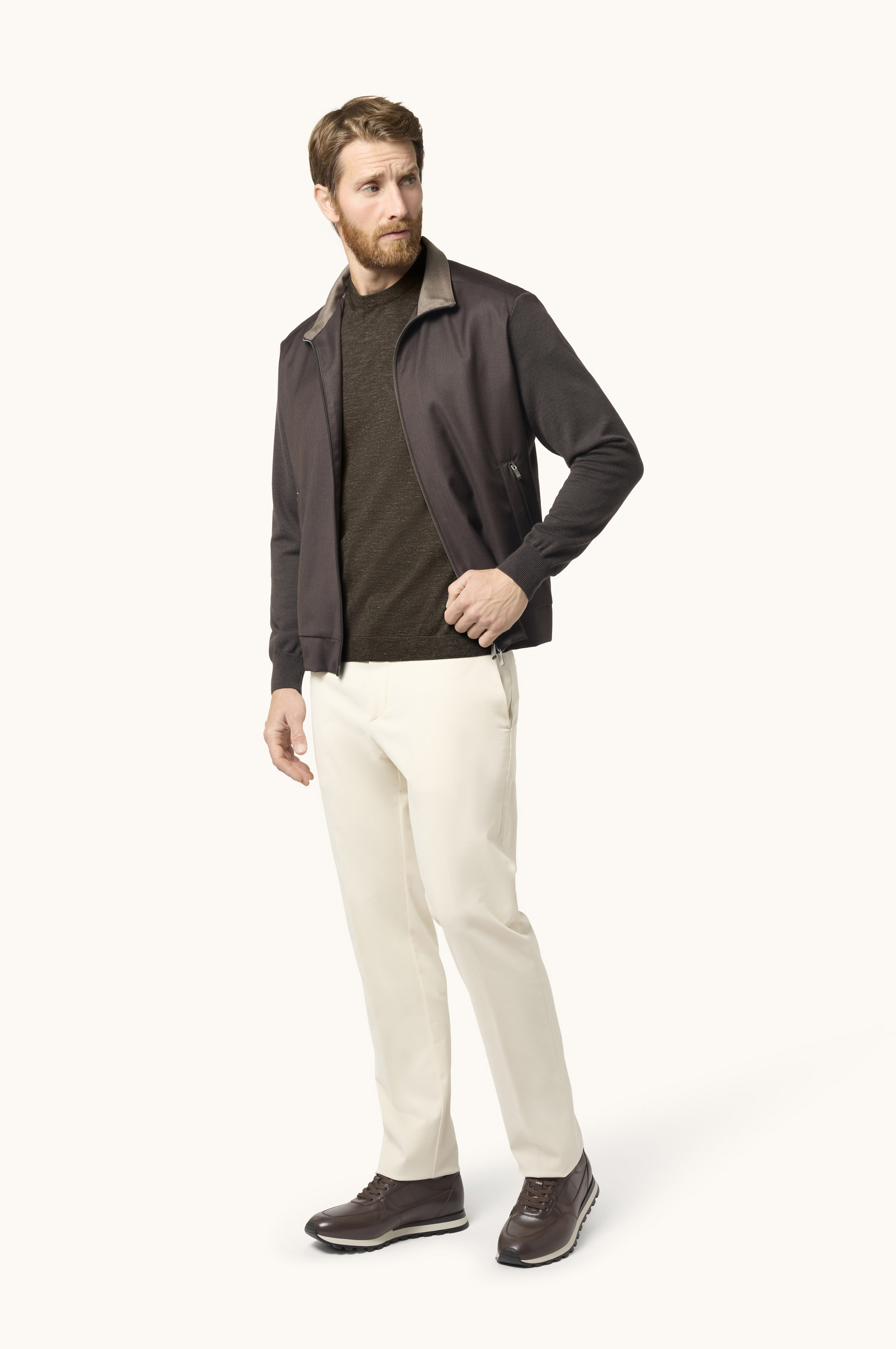 Cashmere, linen and silk T-shirt image number 2