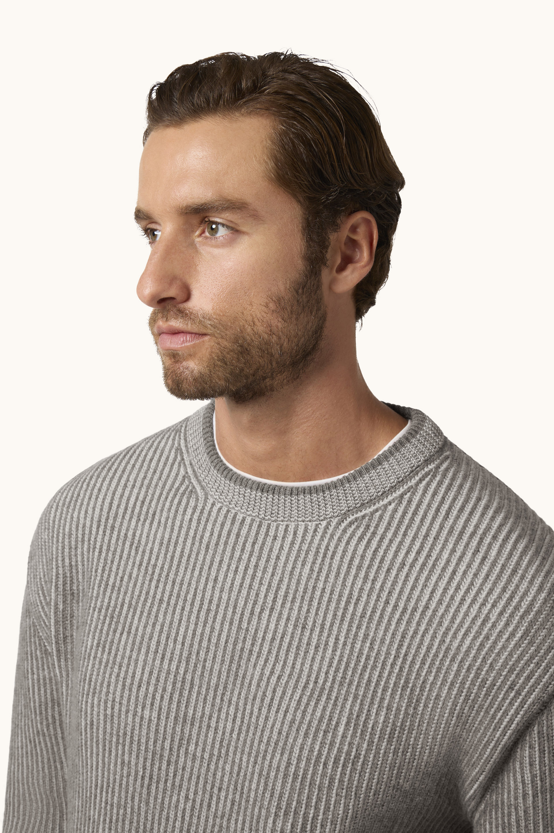 Wool and Cashmere Crewneck Sweater image number 4