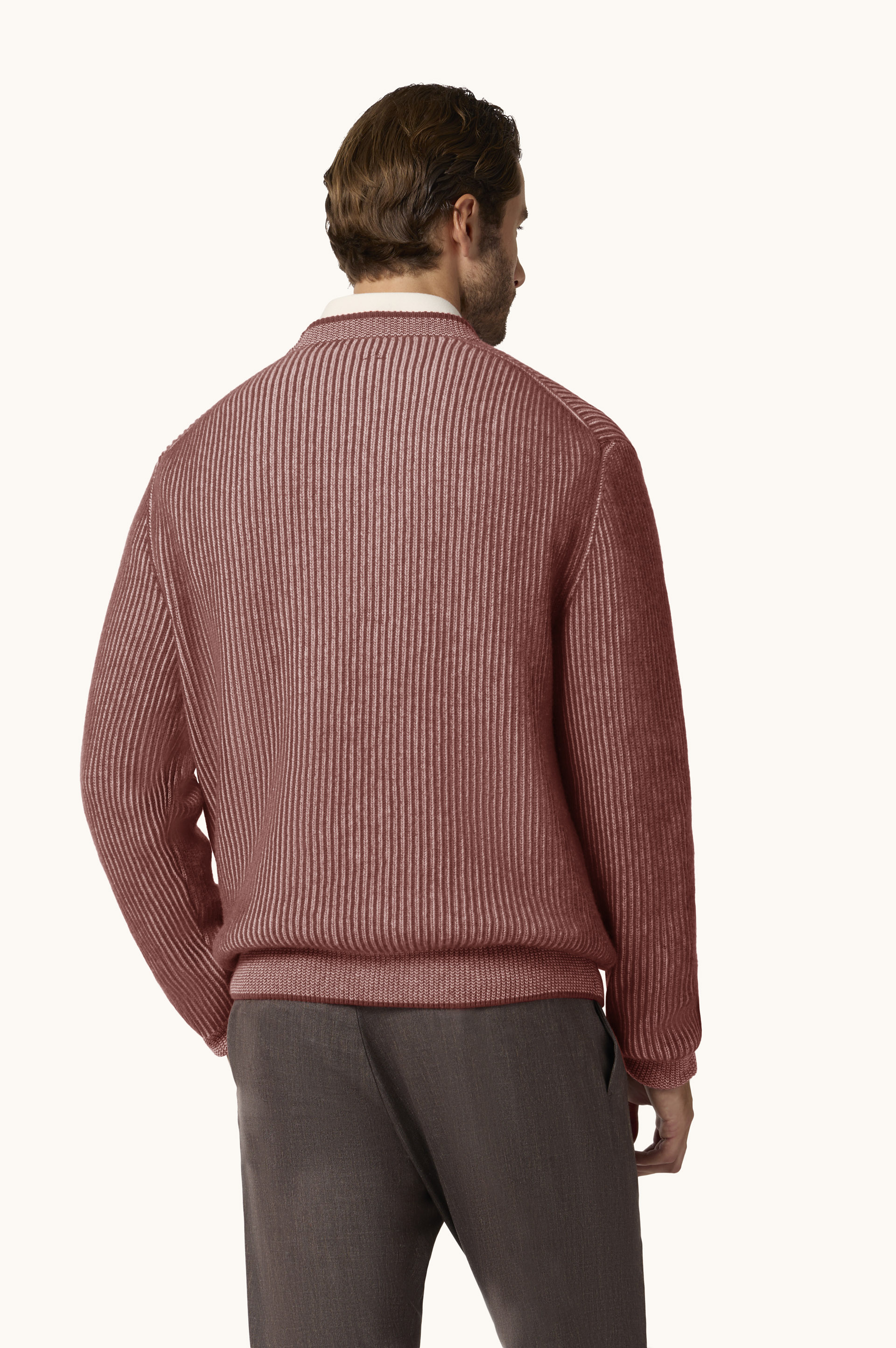 Wool and Cashmere Crewneck Sweater image number 3