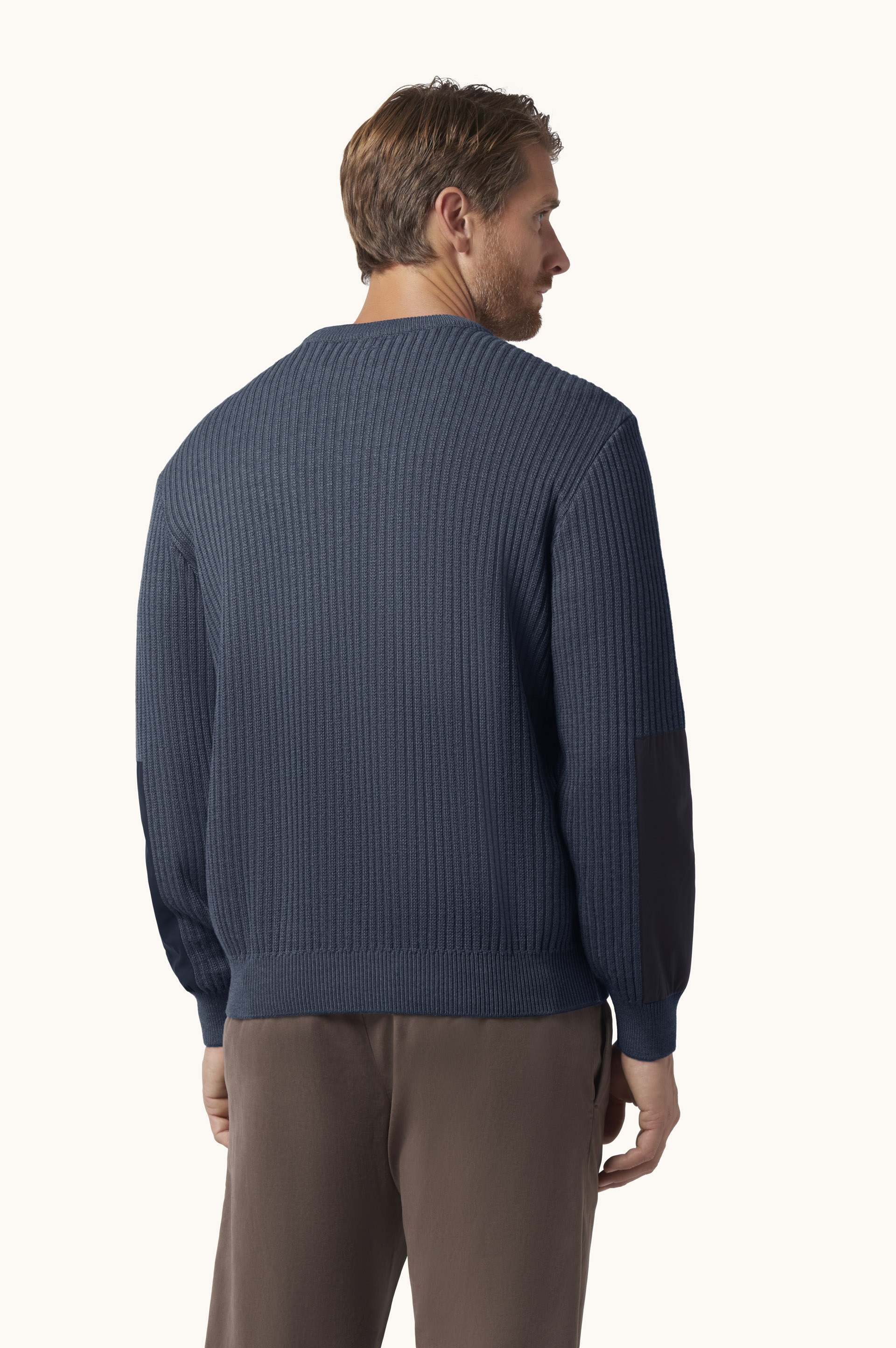 Tech Wool Crewneck Sweater with Typhoon&reg; Platinum Details image number 3