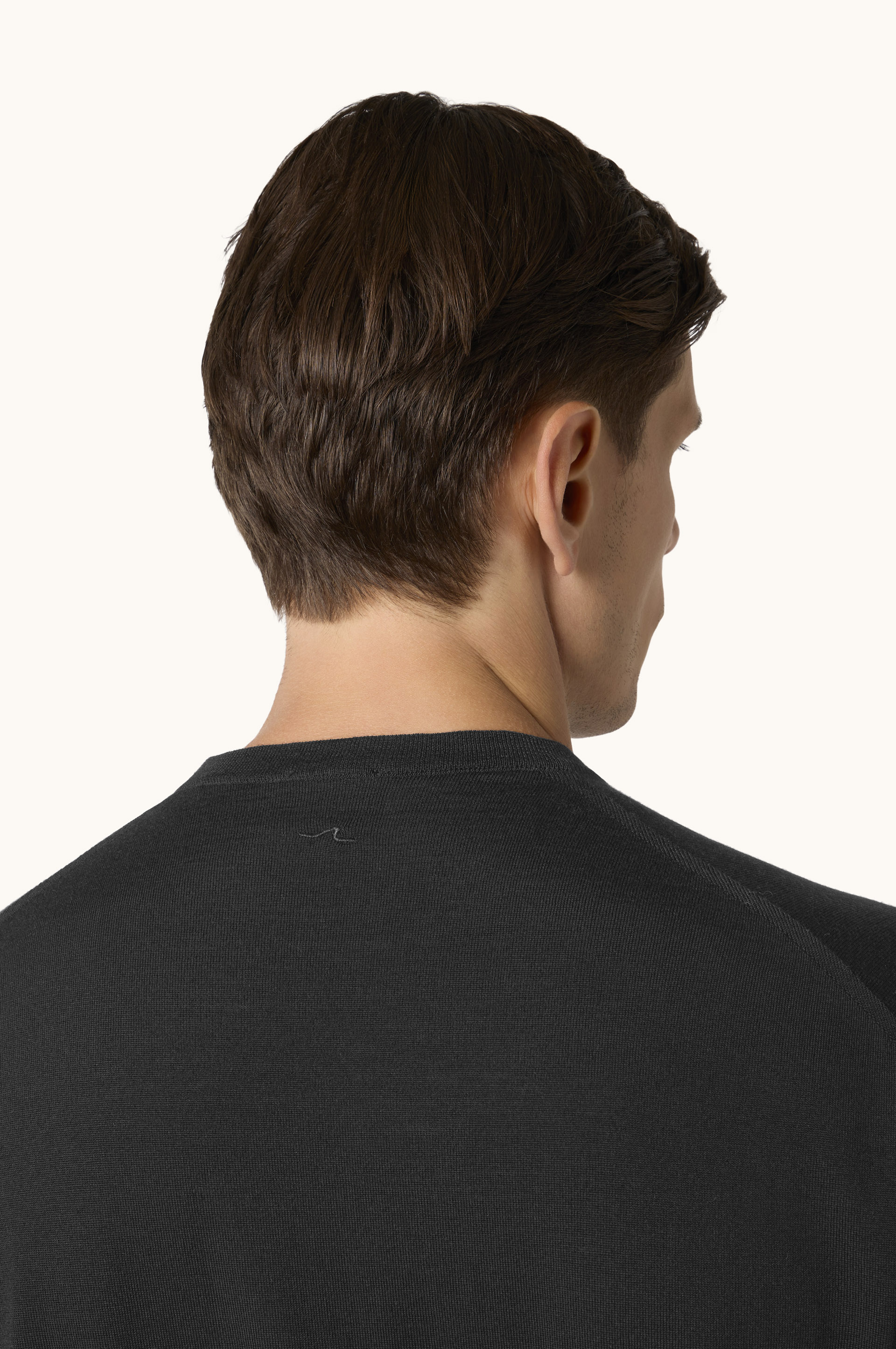 140's Superfine Merino wool T-shirt image number 5