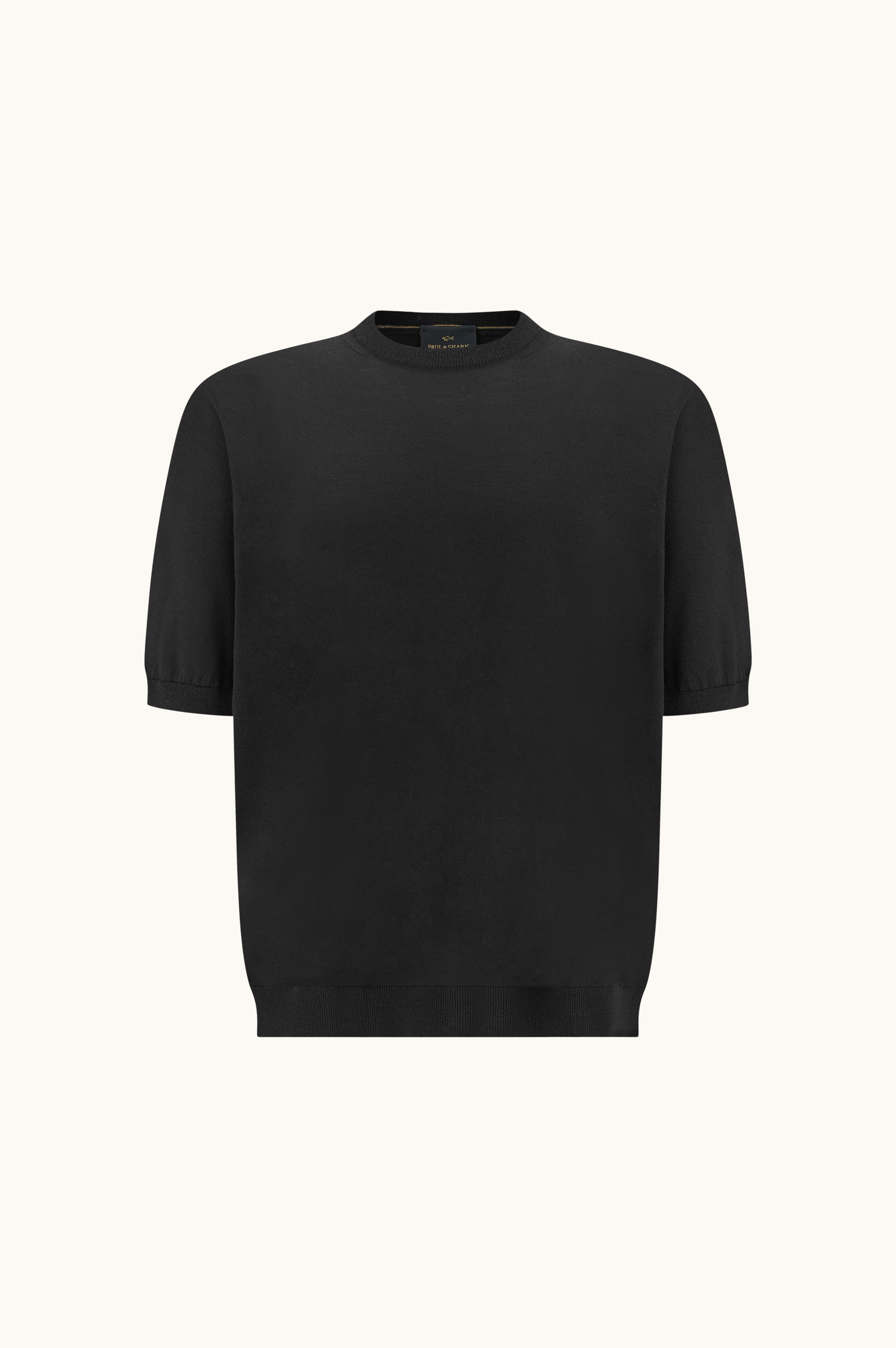 140's Superfine Merino wool T-shirt image number 1