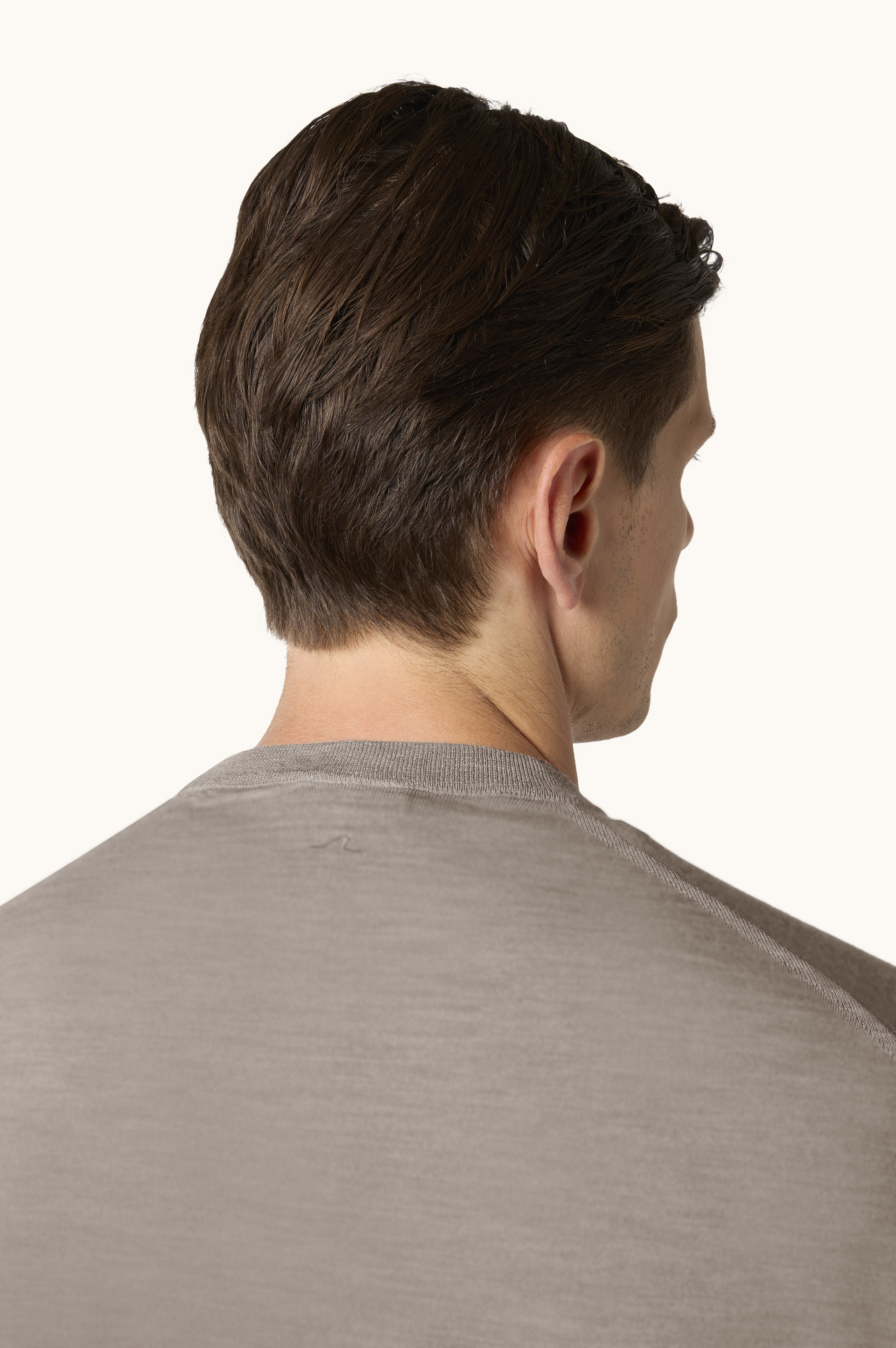 140's Superfine Merino wool T-shirt image number 5