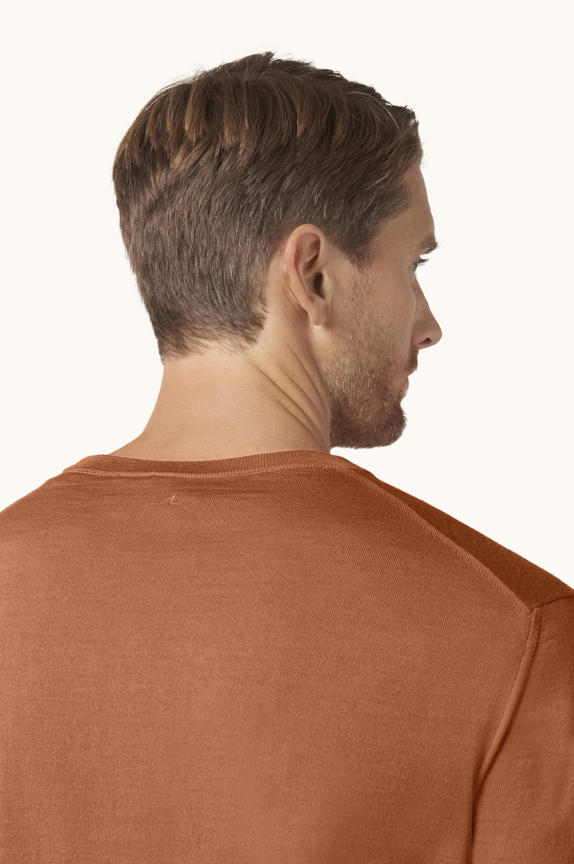 140's Superfine Merino wool T-shirt image number 5