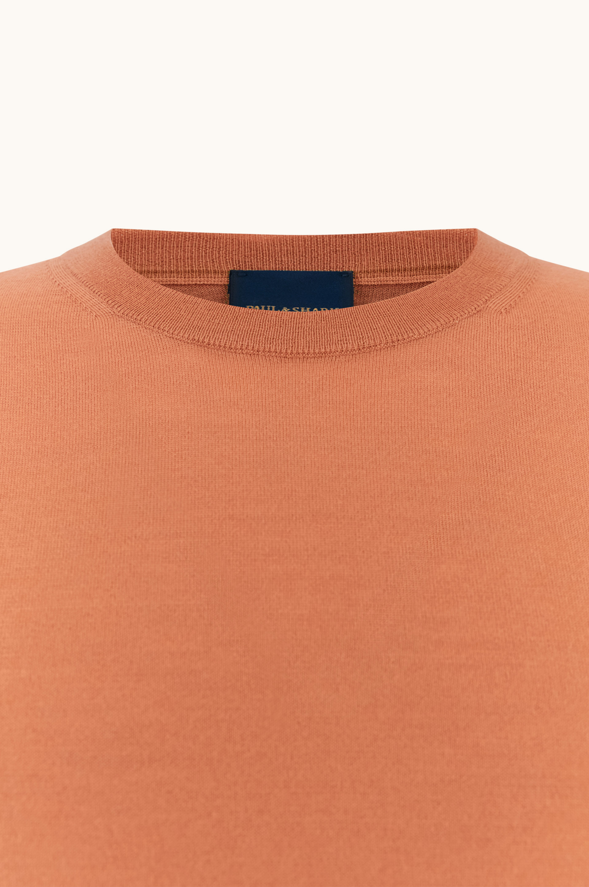 140's Superfine Merino wool T-shirt image number 6